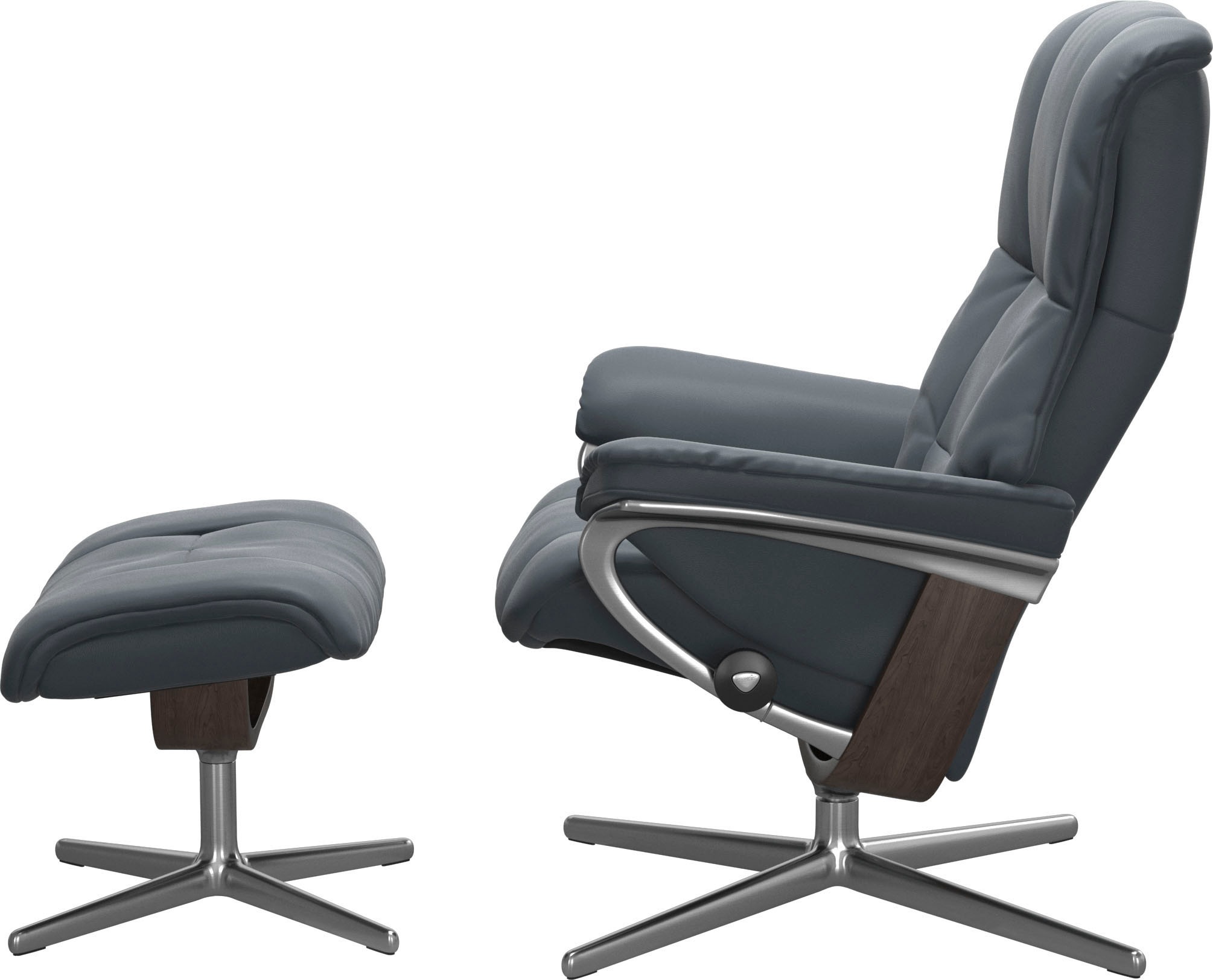 Stressless® Fußhocker »Mayfair«, mit Cross Base, Größe S, M & L, Holzakzent Wenge