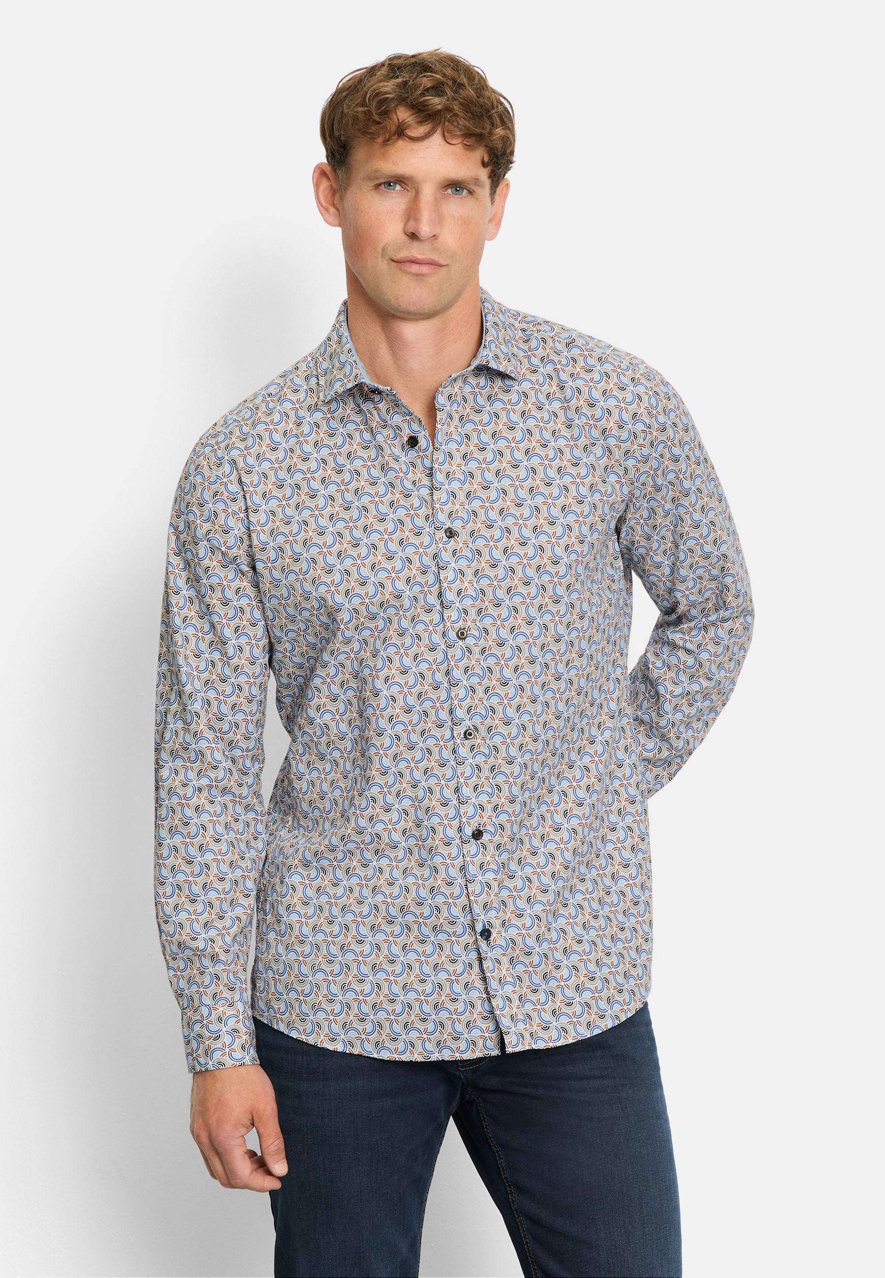 OLYMP Langarmhemd "OLYMP Casual, regular fit, Kent" günstig online kaufen