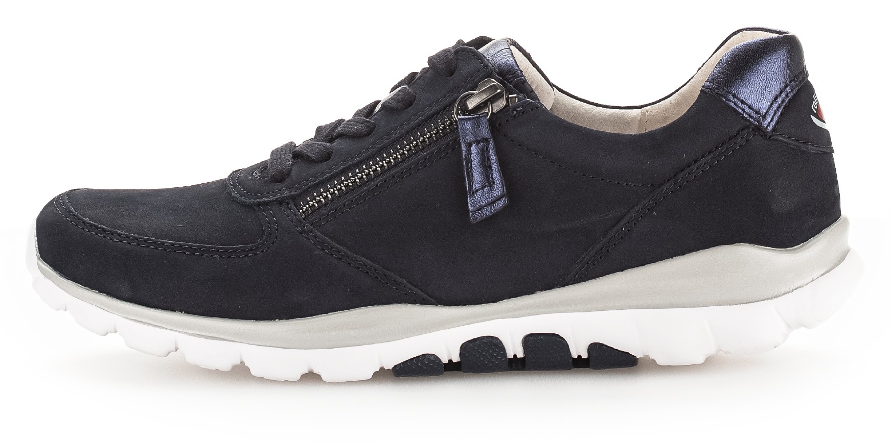 Thumbnail - Gabor Rollingsoft Keilsneaker, Freizeitschuh, Halbschuh, Schnürschuh mit Logo an der Ferse