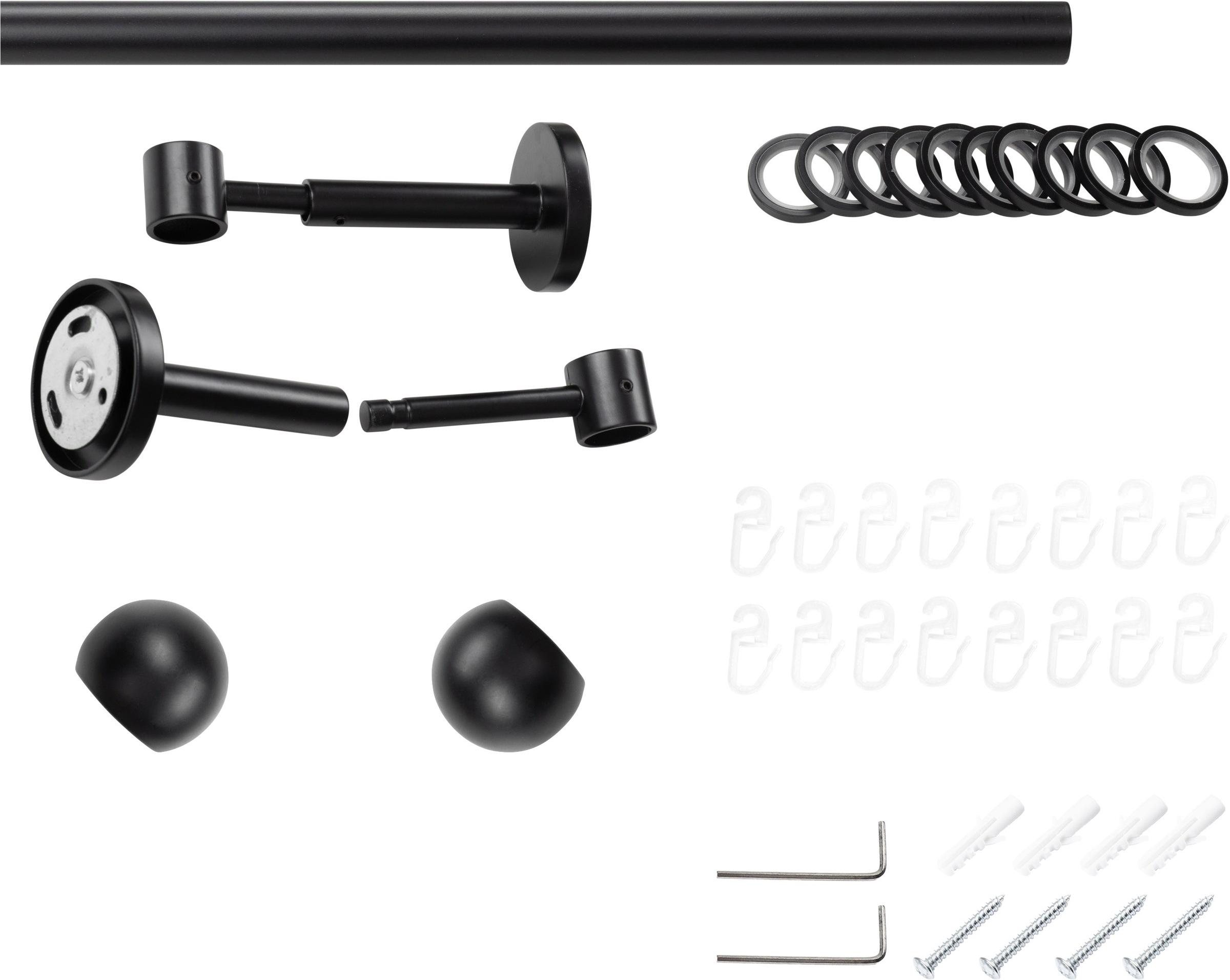 SN DECO GROUP Gardinenstange Ø 19 mm Fixmaß;kürzbar