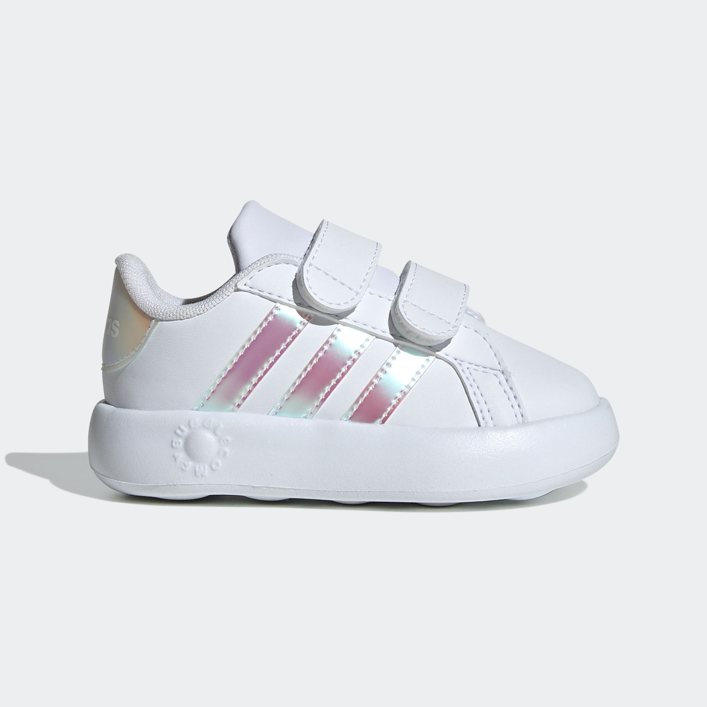 Adidas Grand Court 2.0 Cf Sneaker White/Iridescent/Grey EU 25 2