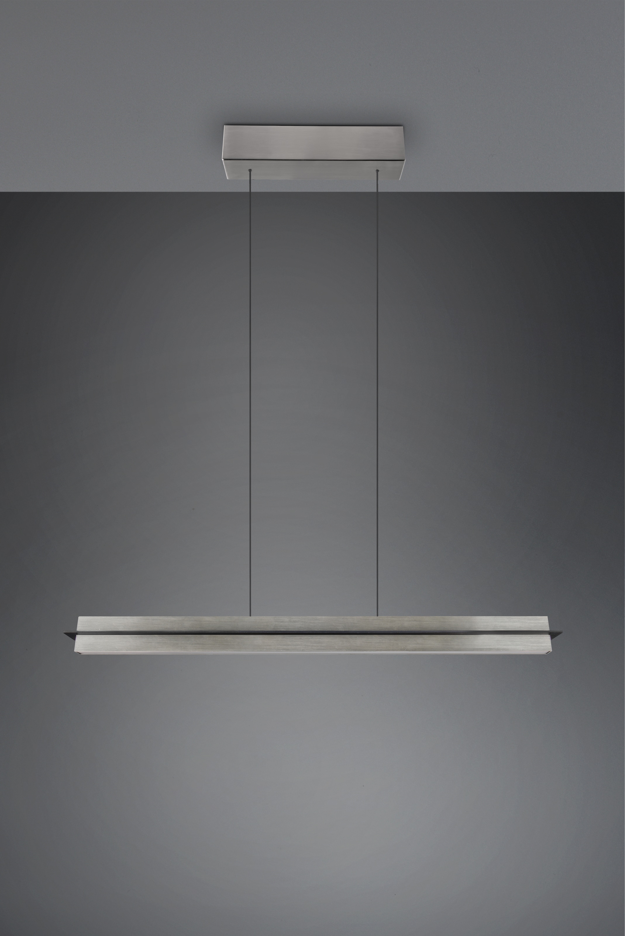 TRIO Leuchten LED Pendelleuchte »EMERSON, LED Hängeleuchte höhenverstellbar, 4-Stufen Touch Dimmer«, 1 flammig, Leuchtmittel LED-Board | LED fest integriert, Lichtfarbe einstellbar 2700-5000K warm- bis kaltweiß, Höhe max 150 cm