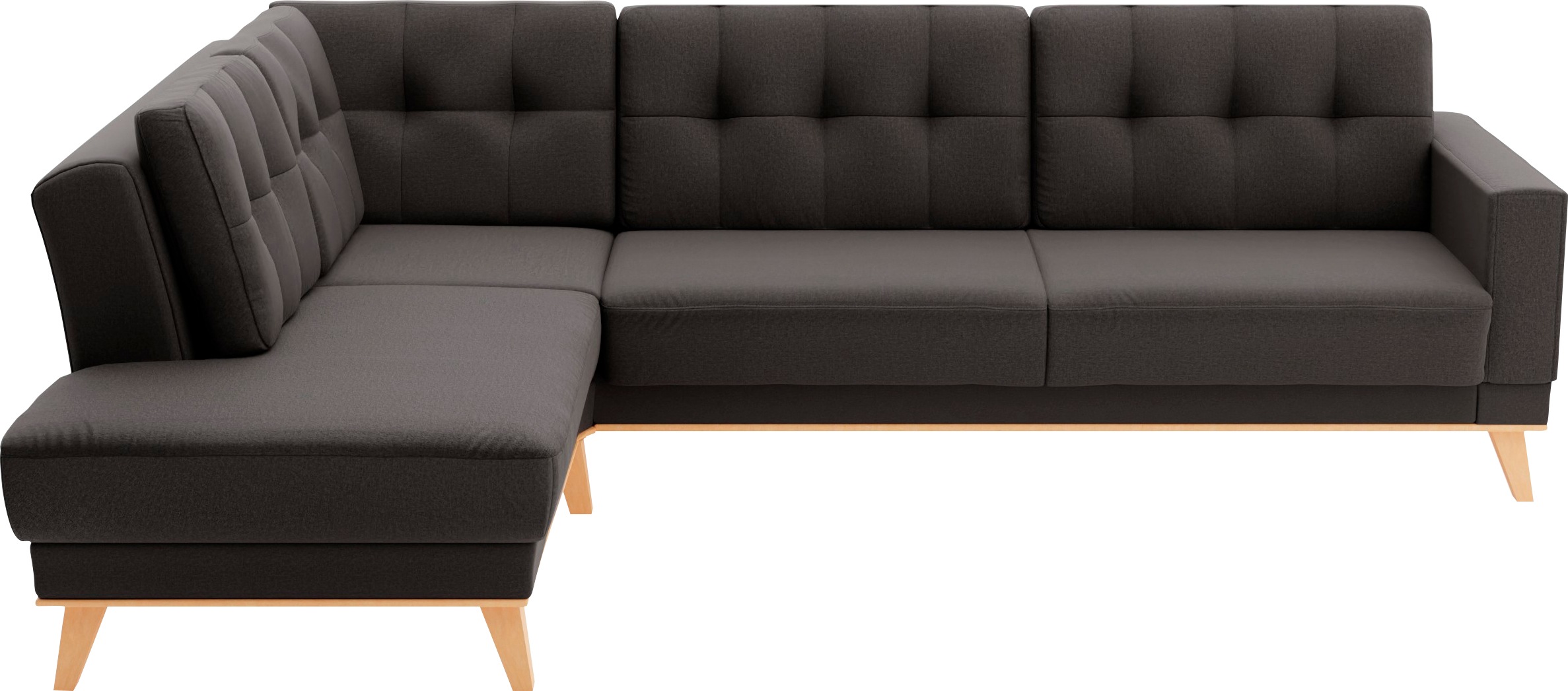 sit&more Ecksofa »Lavida L-Form«, wahlweise mit Kippfunktion und Bettkasten