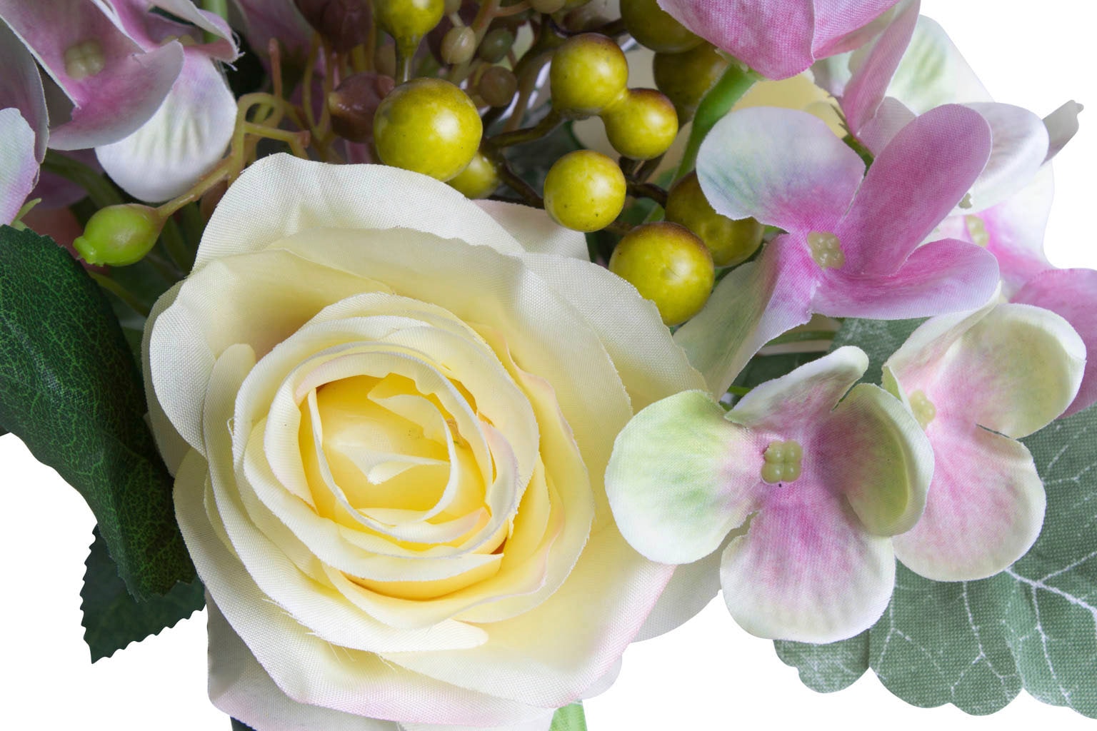 Botanic-Haus Kunstblume »Rosen-Hortensienstrauß« bestellen | BAUR