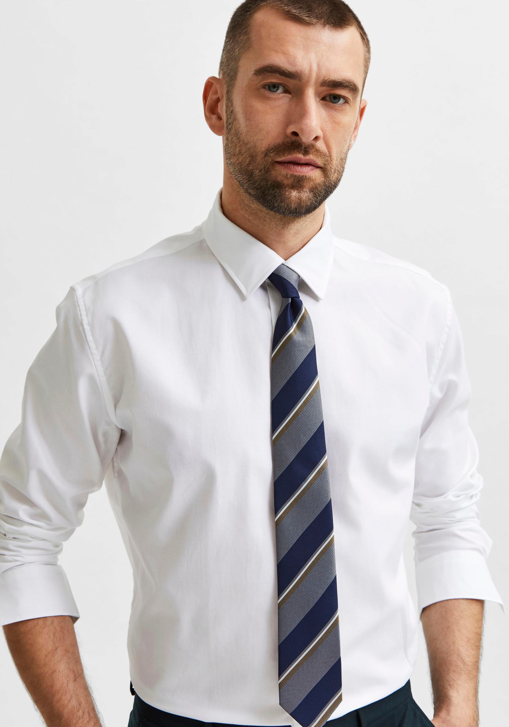 SELECTED HOMME Businesshemd »SLHSLIMETHAN SHIRT«