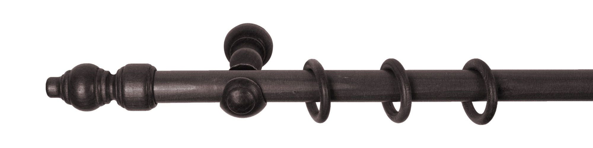 SN DECO GROUP Gardinenstange "Filigrano" 1 läufig-läufig Fixmaß 28 mm, Holz günstig online kaufen