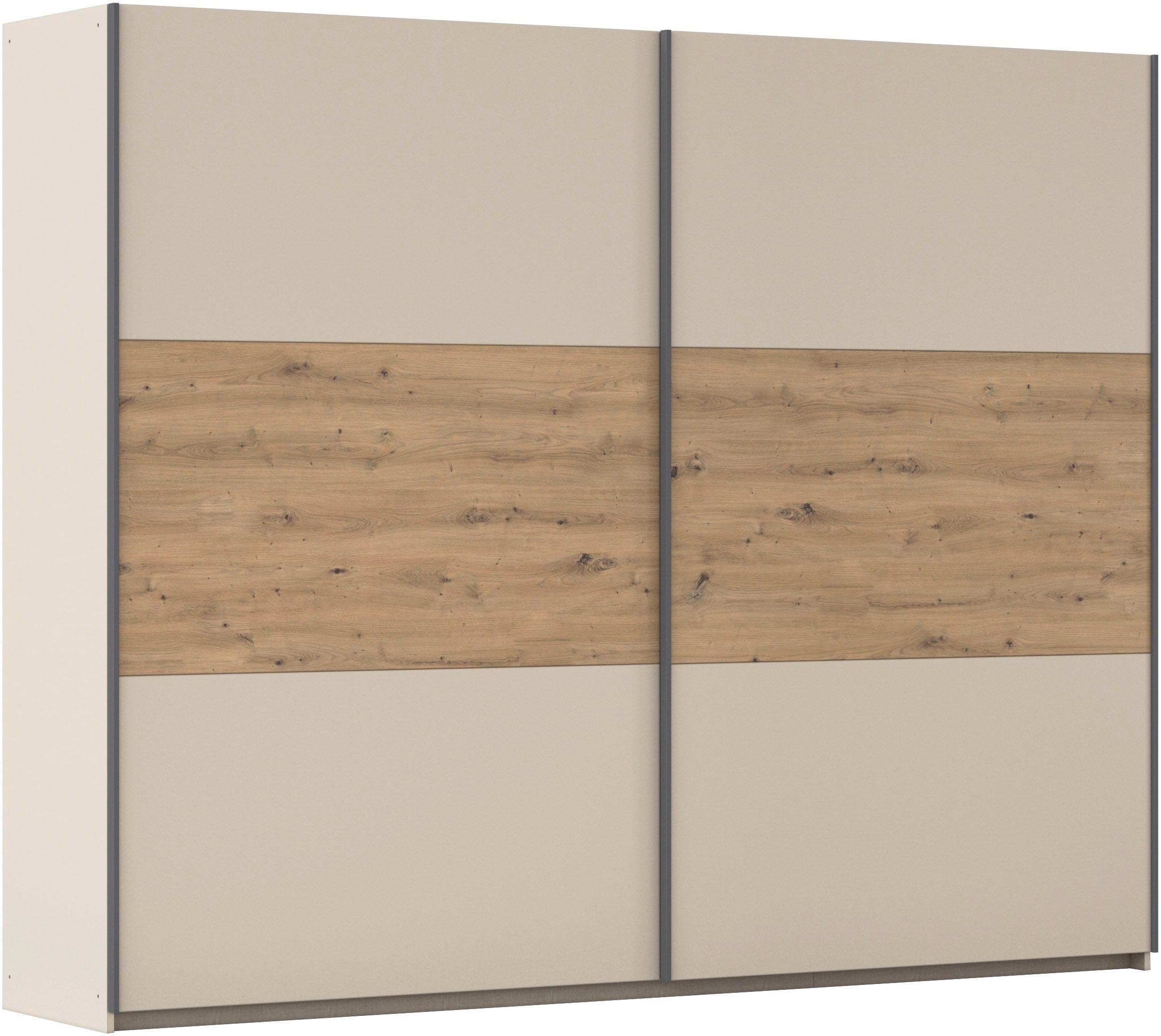 rauch "Kleiderschrank Schrank Garderobe Schlafzimmerschrank SAJO" in 2 Breiten (218, 261 cm) optional mit Spiegel MADE IN GERMANY