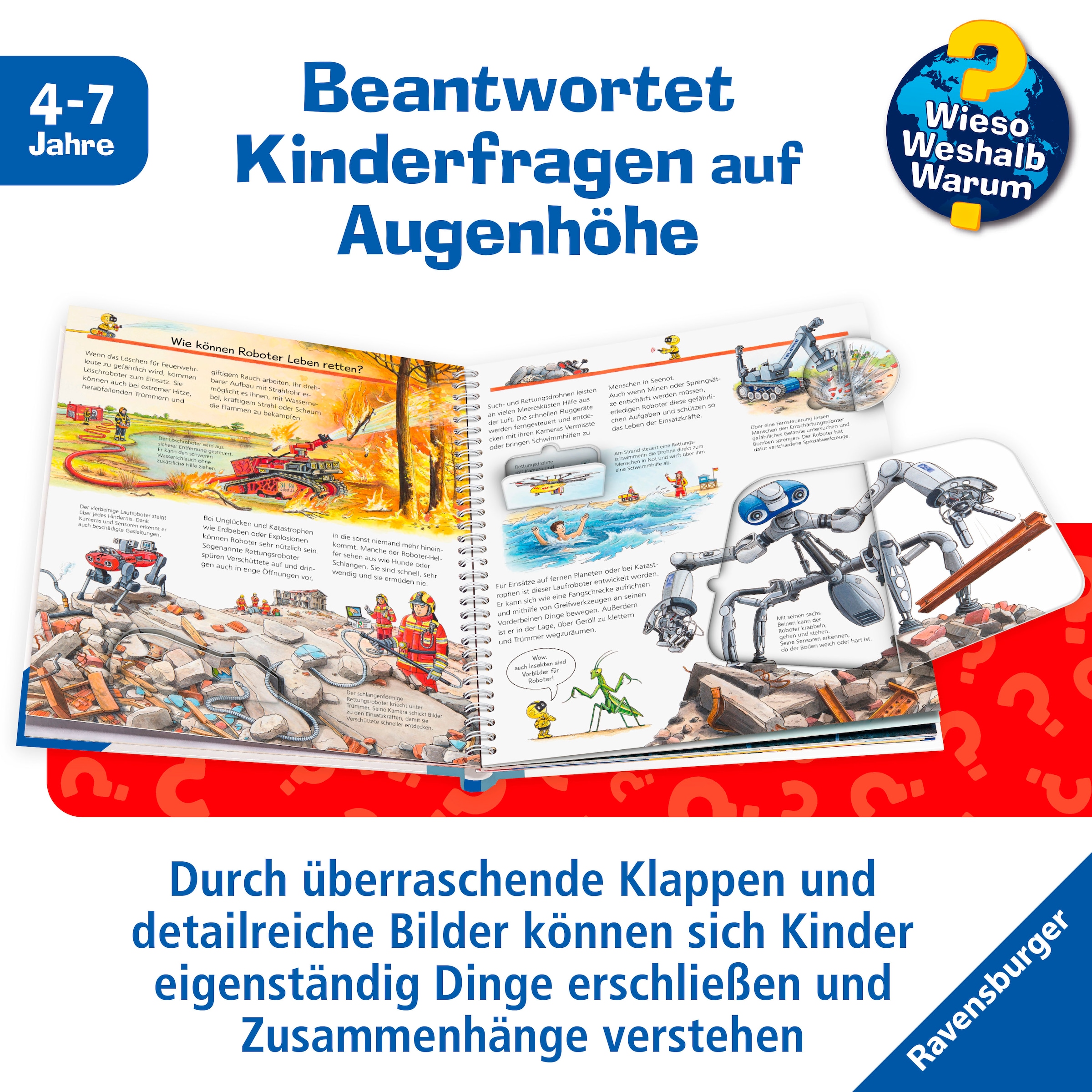 Ravensburger Buch »Wieso? Weshalb? Warum?, Band 47: Alles über Roboter«