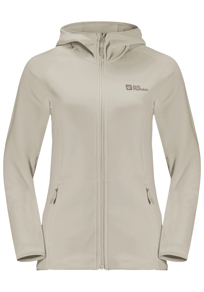 Jack Wolfskin Fleecejacke »BAISELBERG HOODED FZ W«, mit Kapuze