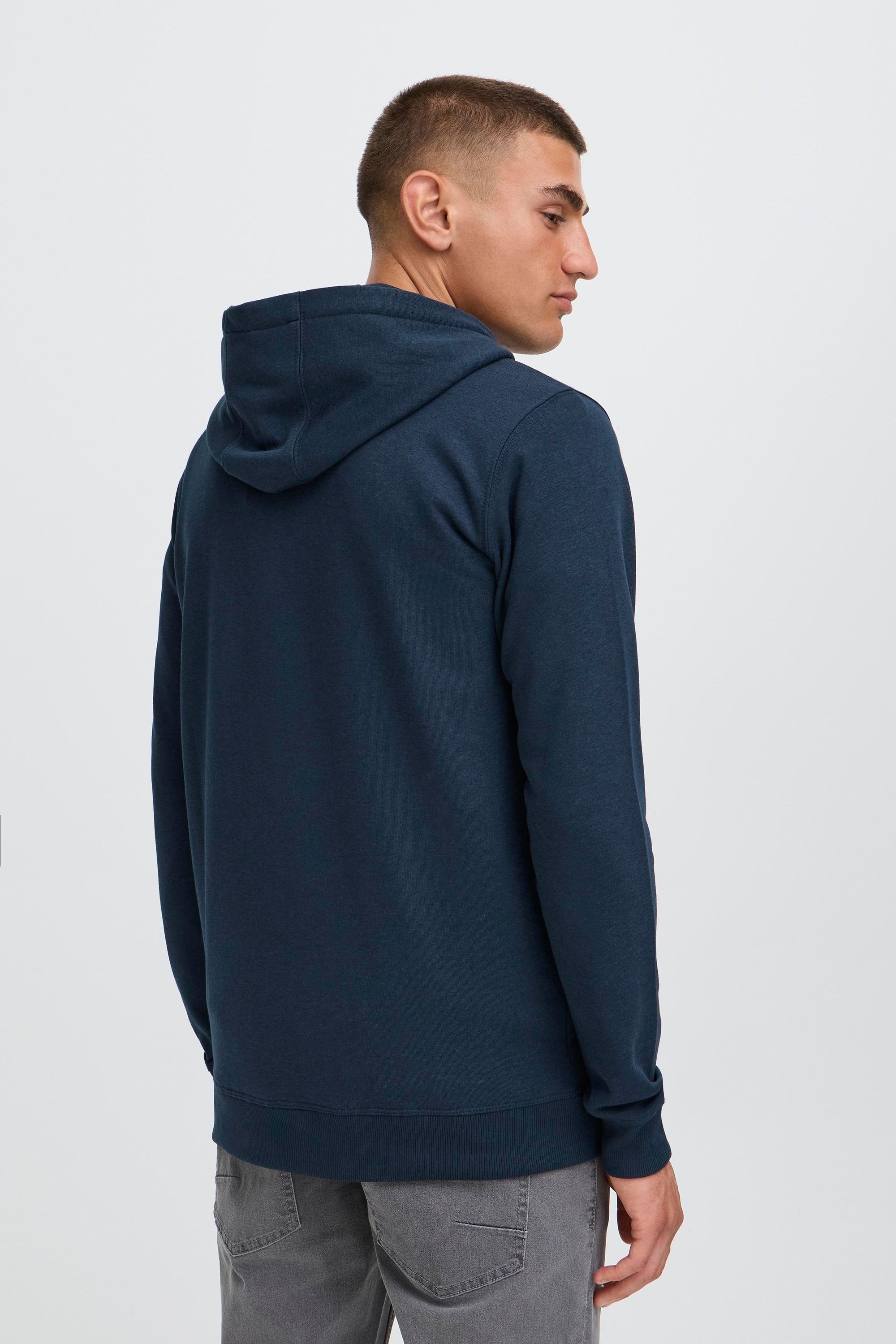 !solid SDAUPO Men's Hoodie Blue Size M 3