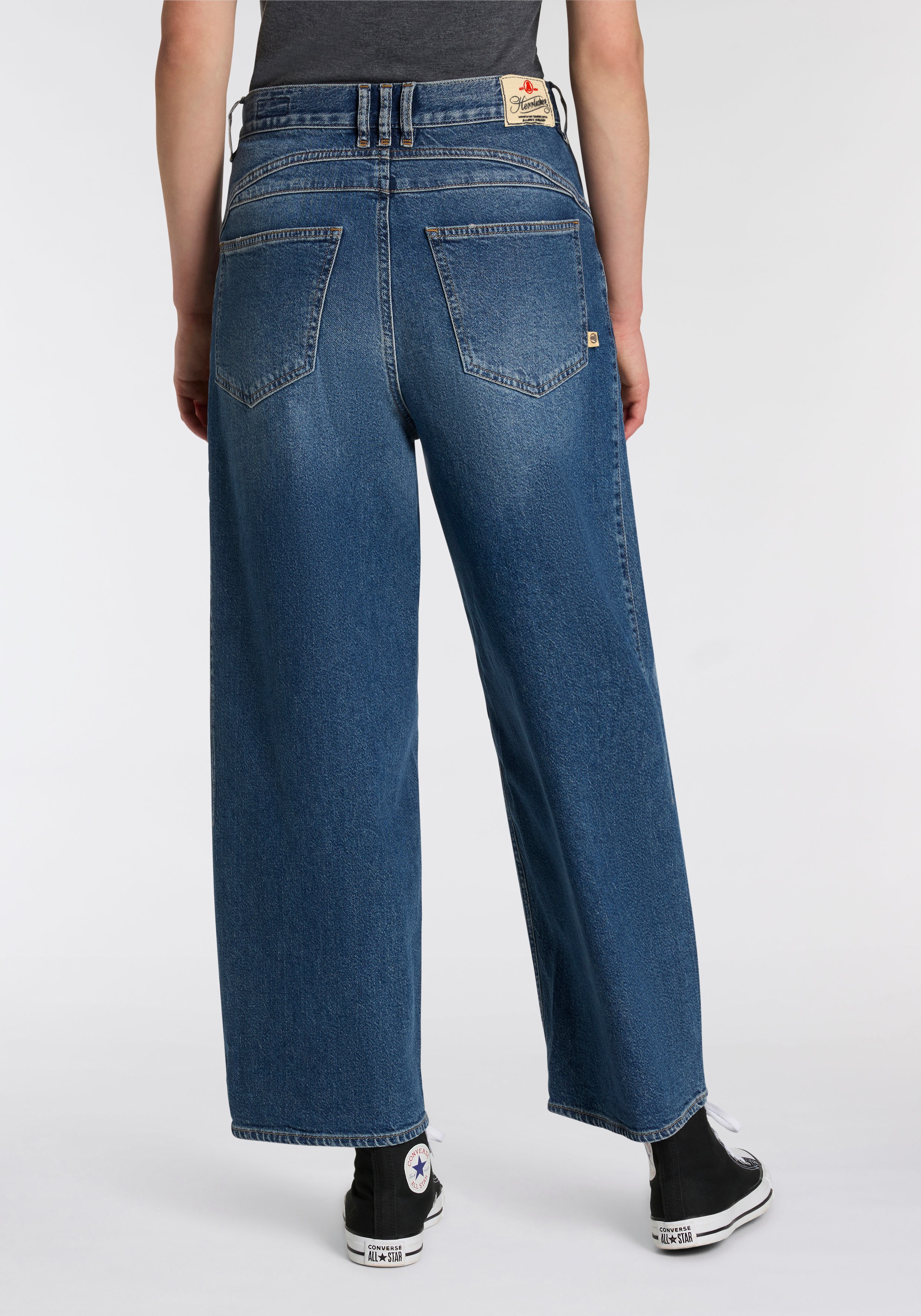 Herrlicher Weite Jeans "Barrow Denim", im O-Shape günstig online kaufen