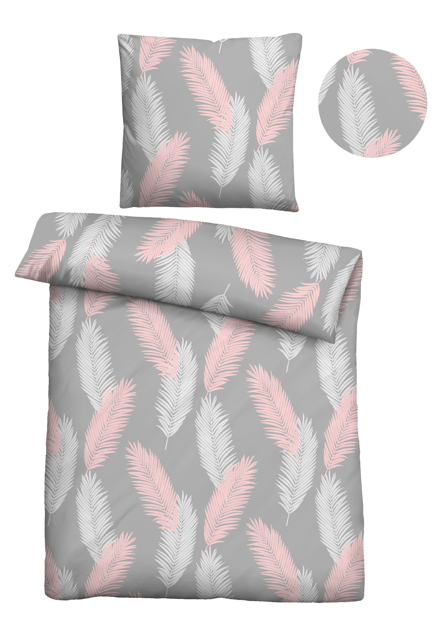 Castell - Markenbettwäsche Bettwäsche "0561117" 2 Stk. feiner Glanz + weich günstig online kaufen