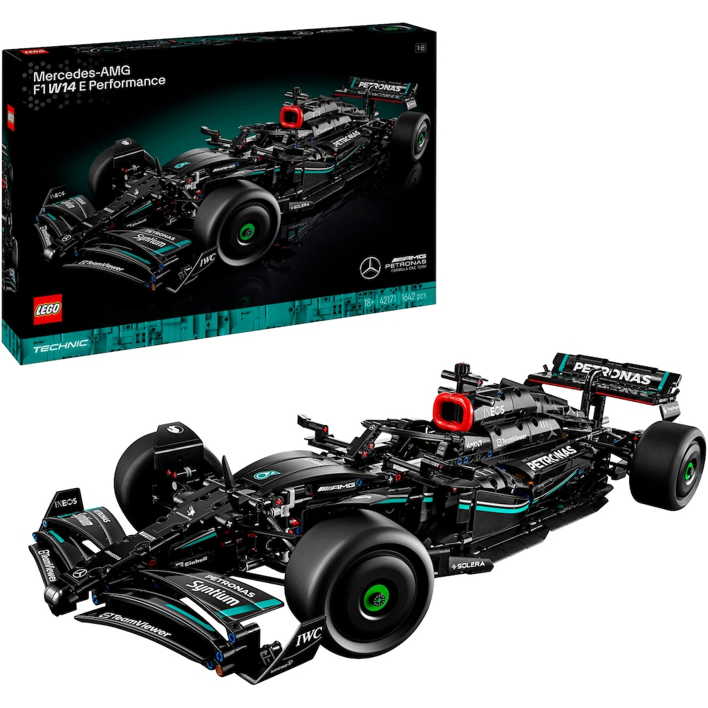 LEGO® Konstruktionsspielsteine »Mercedes-AMG F1 W14 E Performance (42171), LEGO® Technic«, (1642 St.)