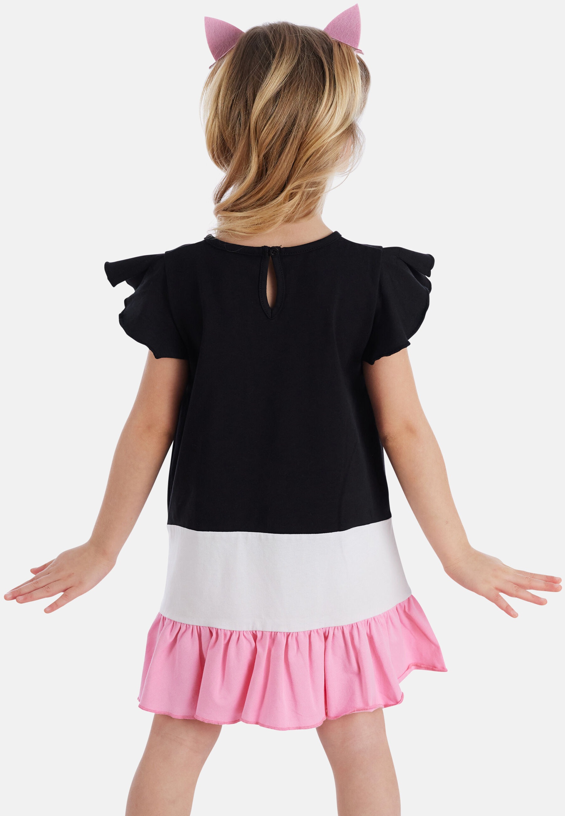 Denokids Shirtkleid »Frilled Cat«, mit Katzen-Print