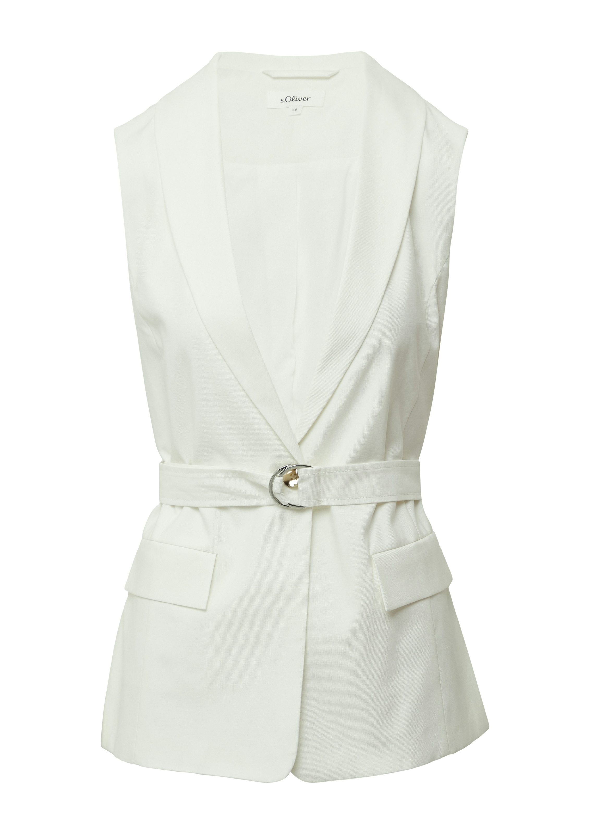 s.Oliver Longweste mit Twill-Struktur