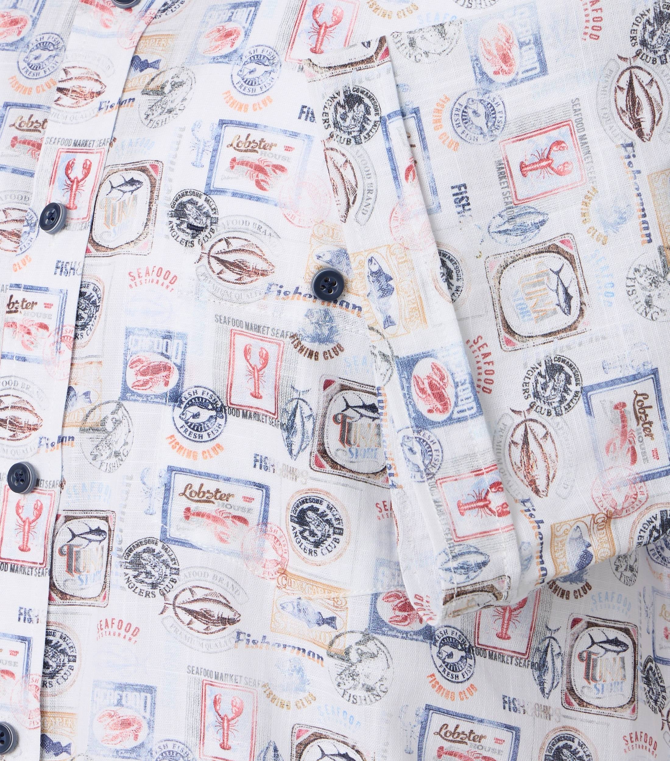 CASAMODA Kurzarmhemd »CASAMODA Freizeithemd Kurzarm Print«