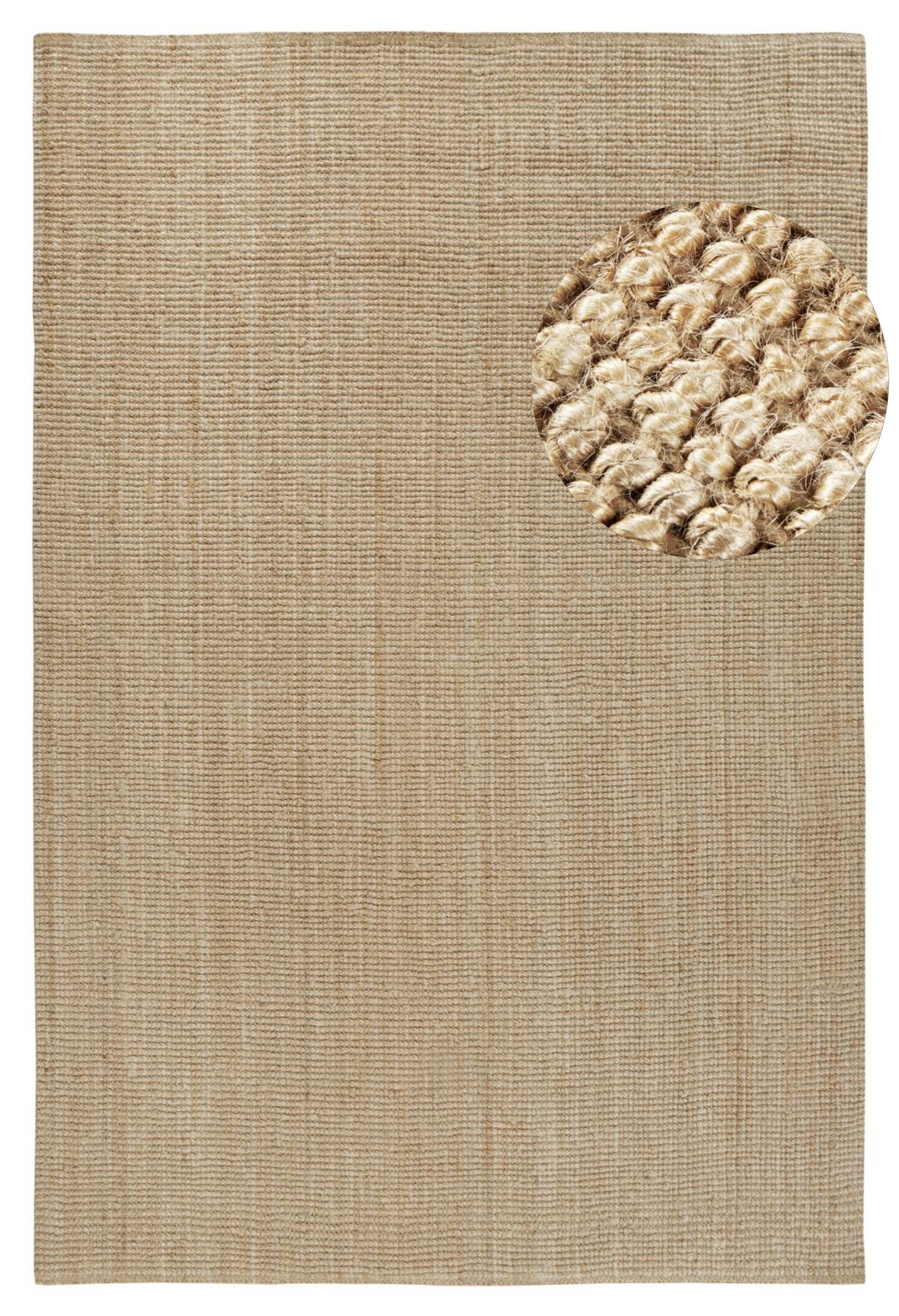 Villeroy & Boch Teppich »Rosalie«, rechteckig, 10 mm Höhe, Jute, Natur, Wohnzimmer, Esszimmer, Schlafzimmer, Flur, Modern, Boho