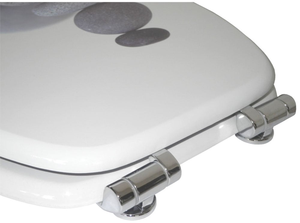 Sanilo Badaccessoire-Set »Energy Stones« WC-Sitz, Badteppich, Stöpsel, Seifenspender und WC-Bürste