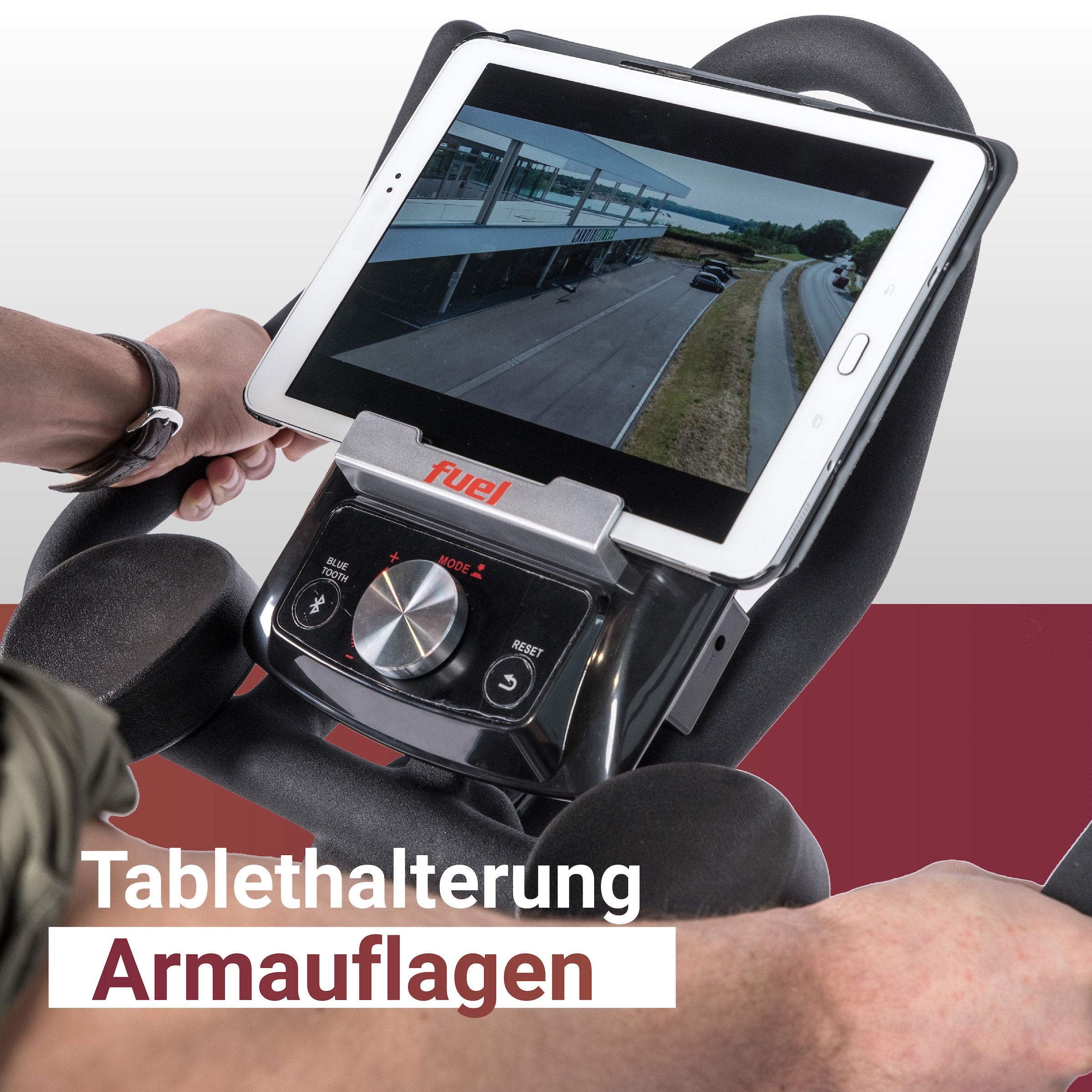 Fuel Fitness Heimtrainer »Indoor Cycle IF300«, Bluetooth, App-Anbindung (Spirit App), höhenverstellbar