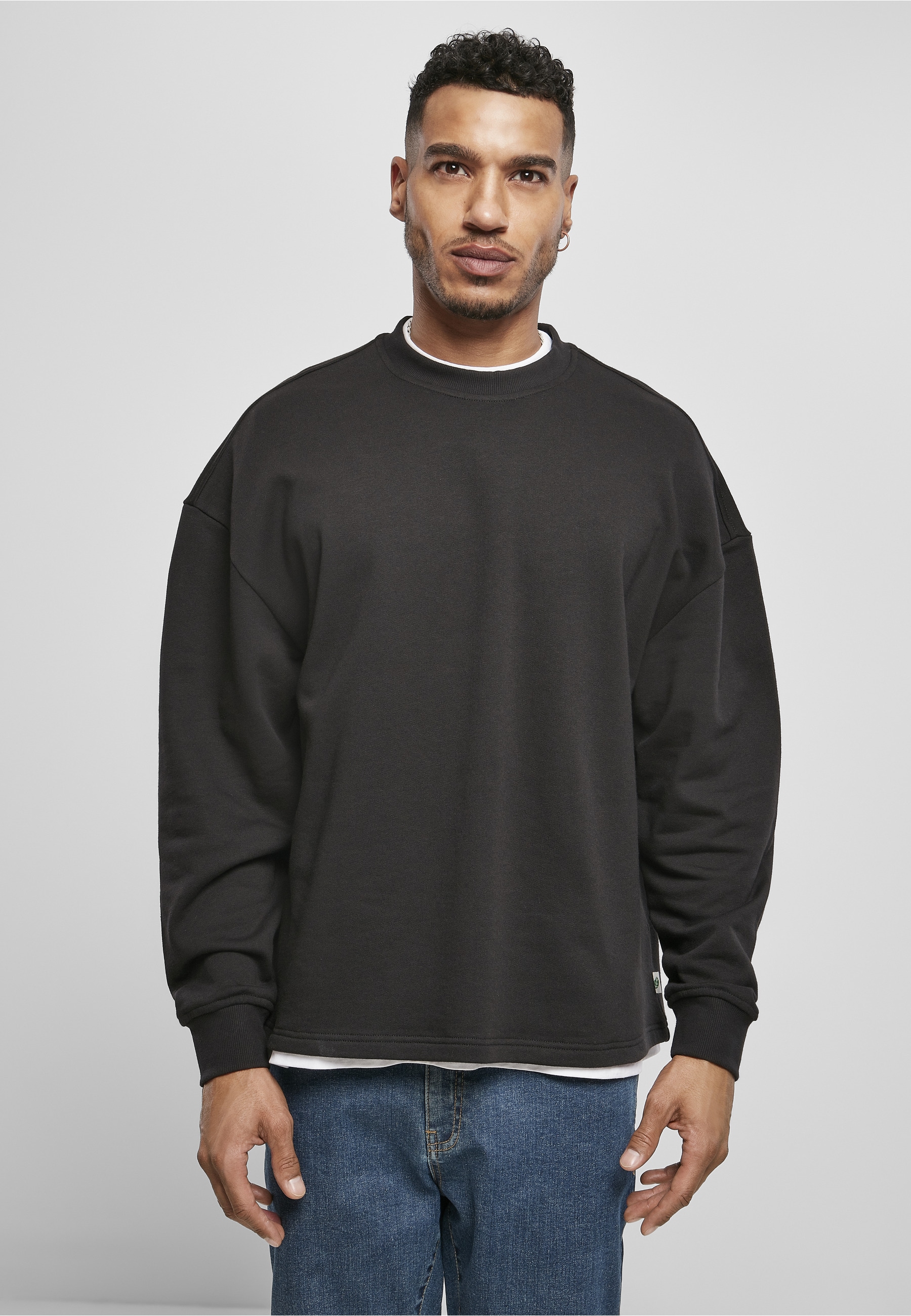 URBAN CLASSICS Sweatshirt »Urban Classics Herren Organic Oversized Boxy Crew«, 1 Stk.
