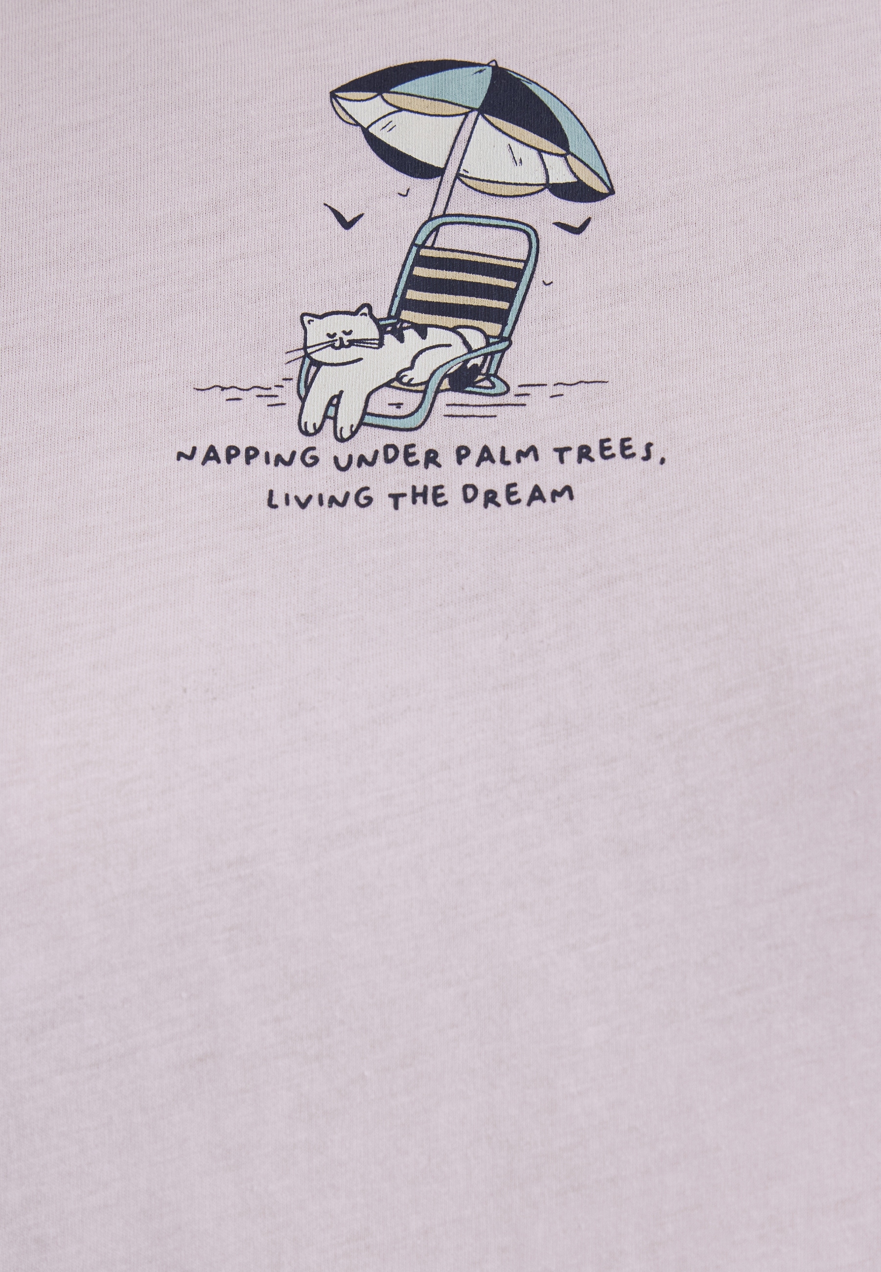 Mavi T-Shirt »BEACH PRINTED T-SHIRT«, Katzen T-Shirt