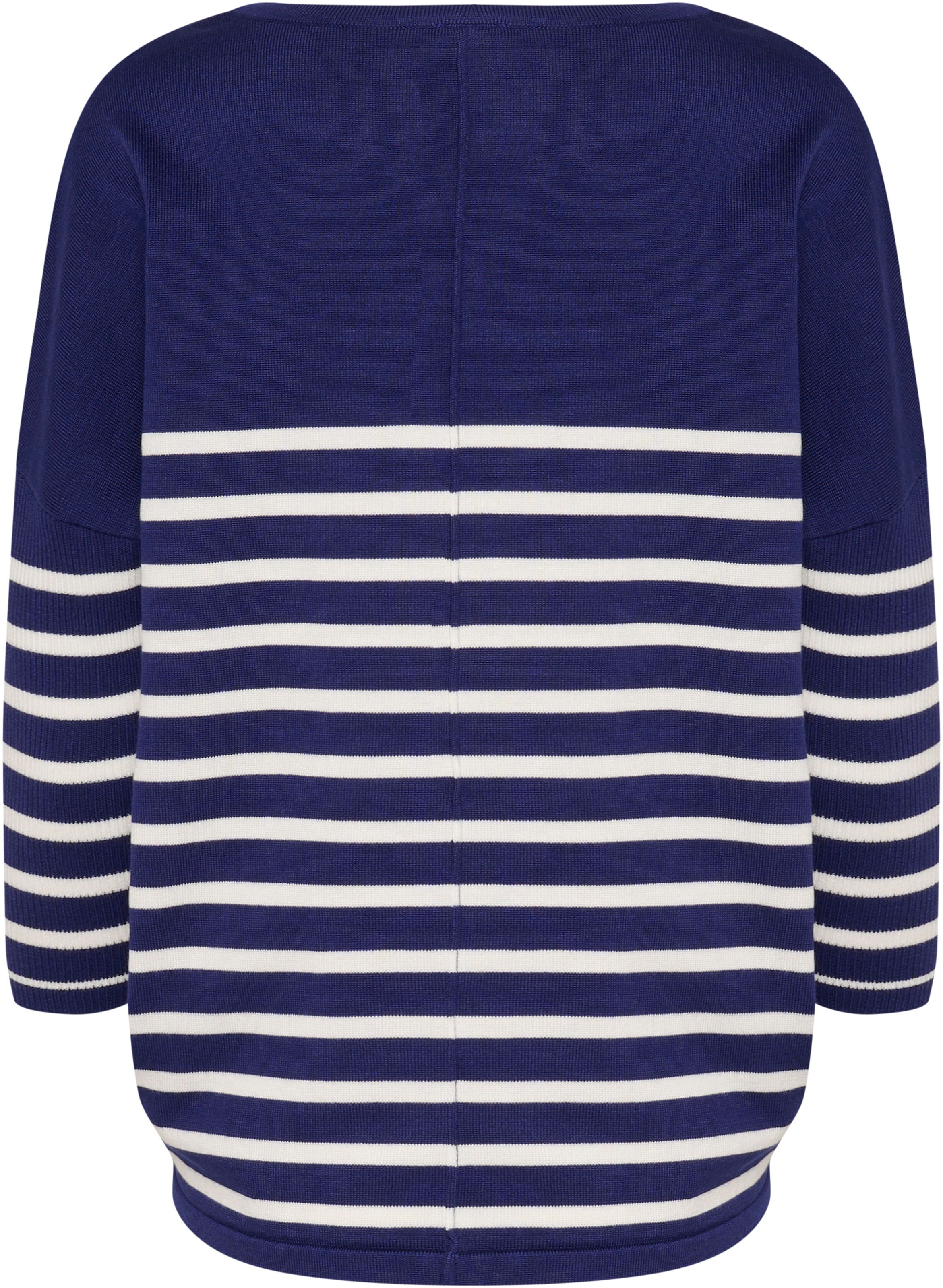 Saint Tropez Strickpullover »MilaSZ R-neck Stripe«