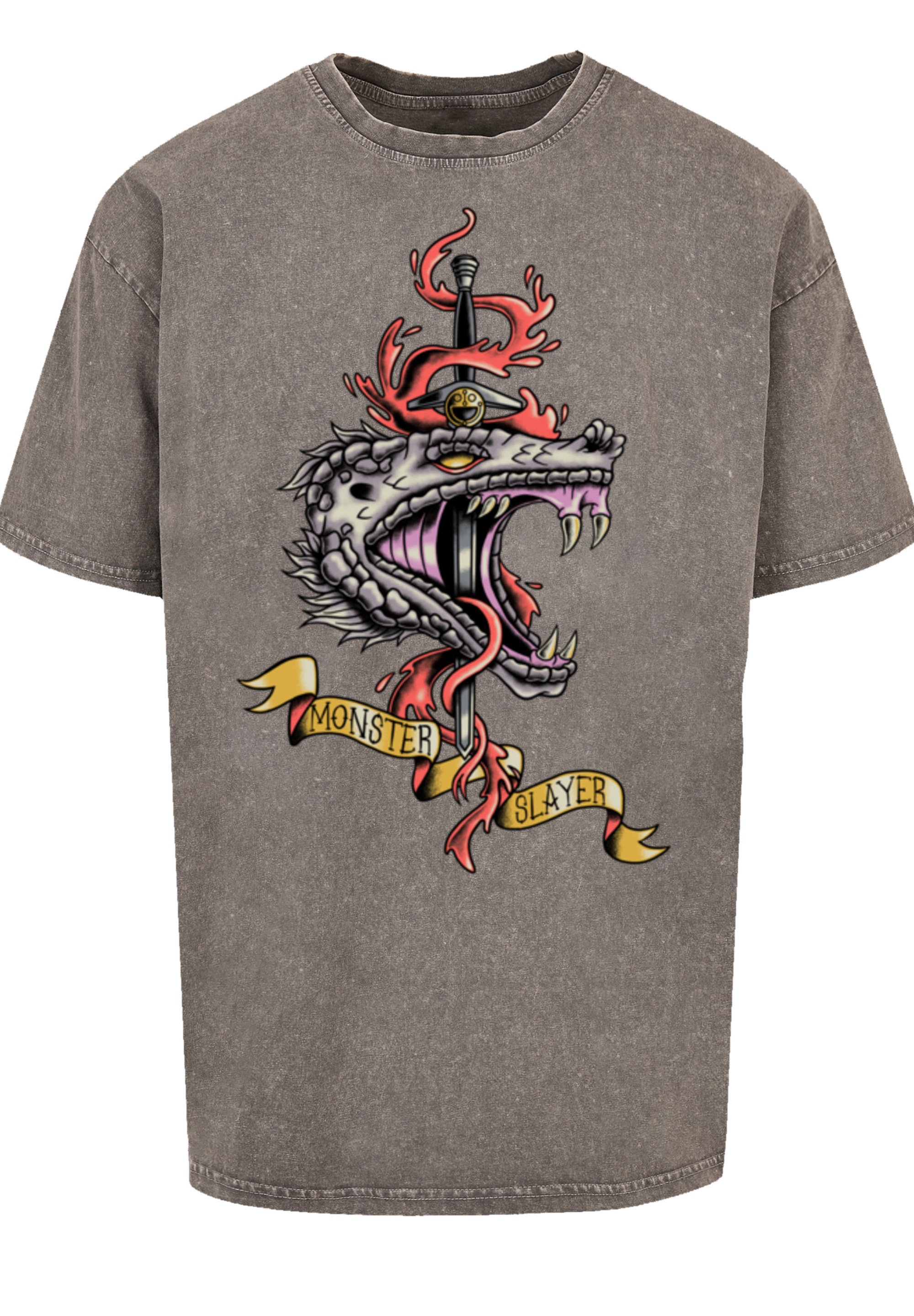 F4NT4STIC T-Shirt »The Witcher Monster Slayer Tattoo Netflix«, Premium Qualität