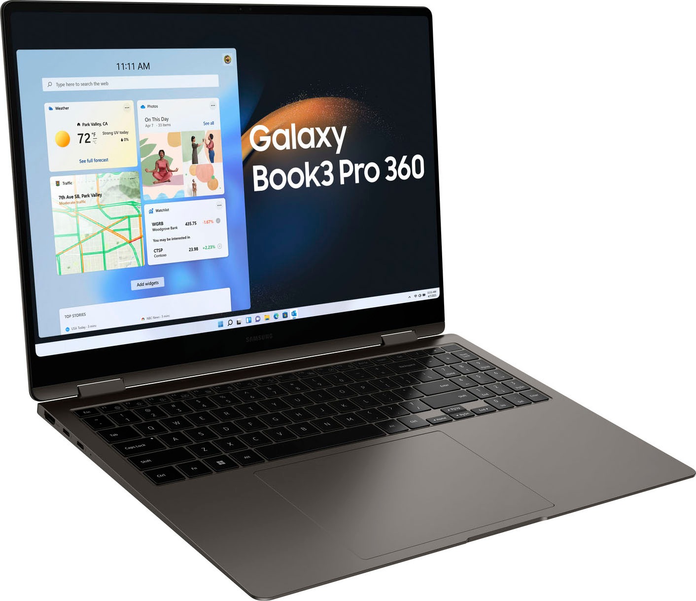 Samsung Convertible Notebook »Galaxy Book3 Pro 360«, 40,62 cm, / 16 Zoll, Intel, Core i5, Iris Xe Graphics, 512 GB SSD