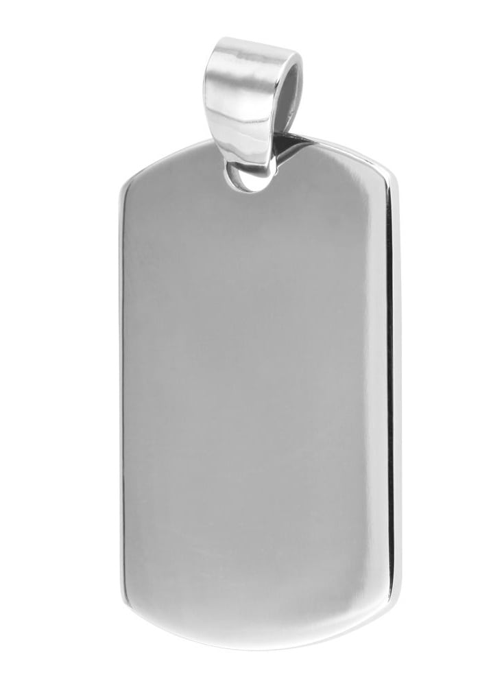 AKZENT Dog Tag Anhänger »Marlin, silberfarbig, langlebig«