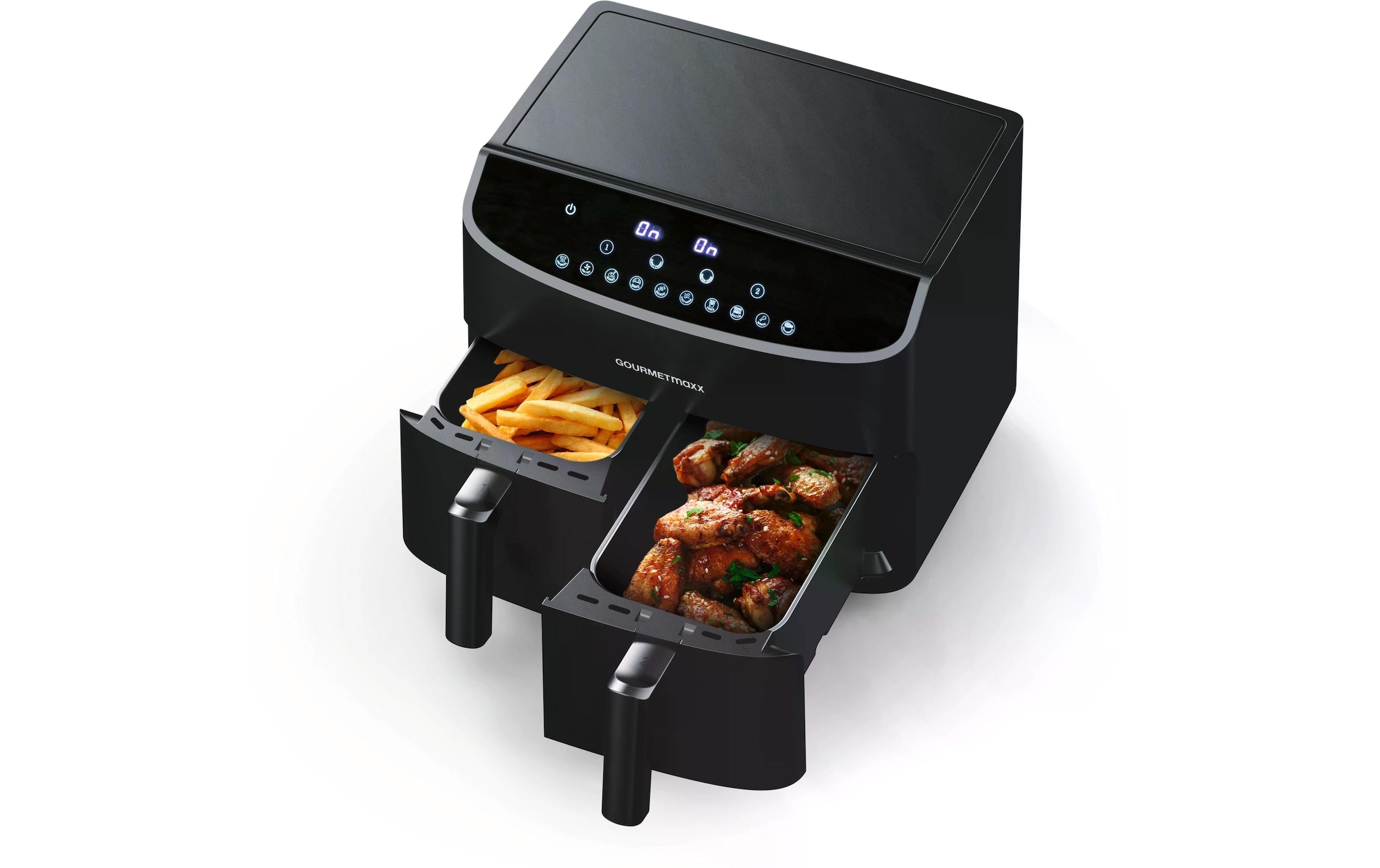GOURMETmaxx Heißluftfritteuse »6 kg, Schwarz« 2400 W