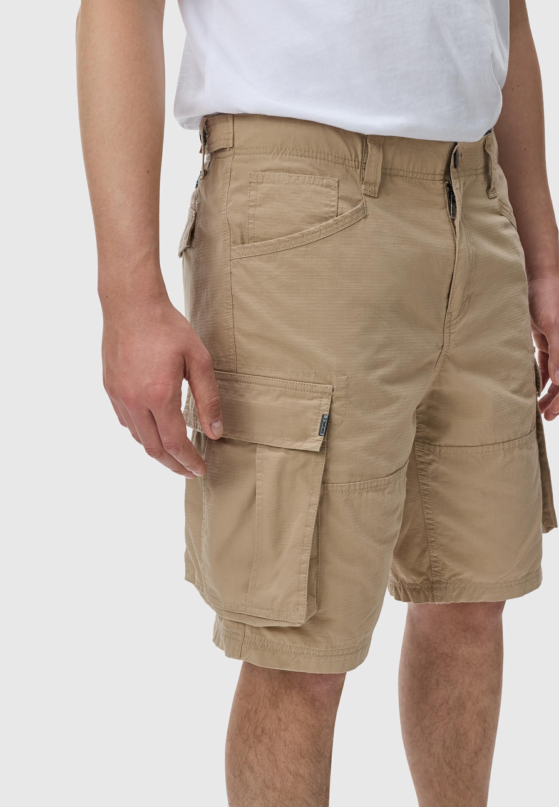 Ragwear Shorts »Merly«, (1 tlg.), Kurze Herren Cargo-Hose mit großen Taschen