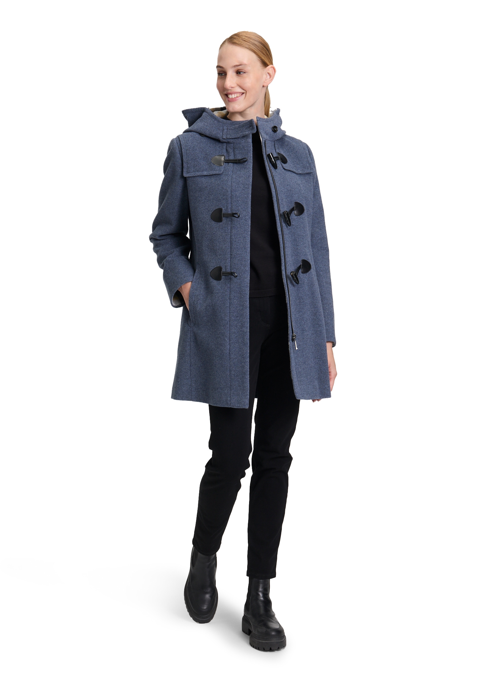 Gil Bret Outdoorjacke »Gil Bret Damen Dufflecoat mit Kapuze«, mit Kapuze