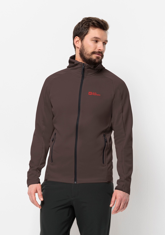 Jack Wolfskin Fleecejacke "ALPGRAT HOODED FZ M" mitKapuze günstig online kaufen