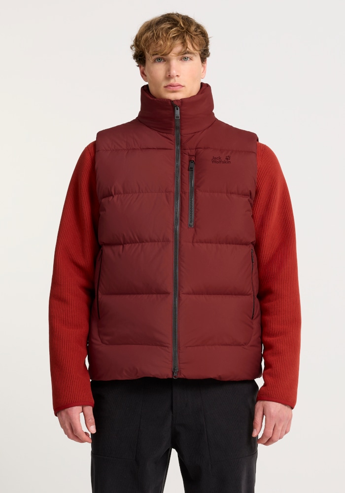 Jack Wolfskin Daunenweste "COLONIUS VEST M RDS" Daunenweste, winddicht, wasserabweisend