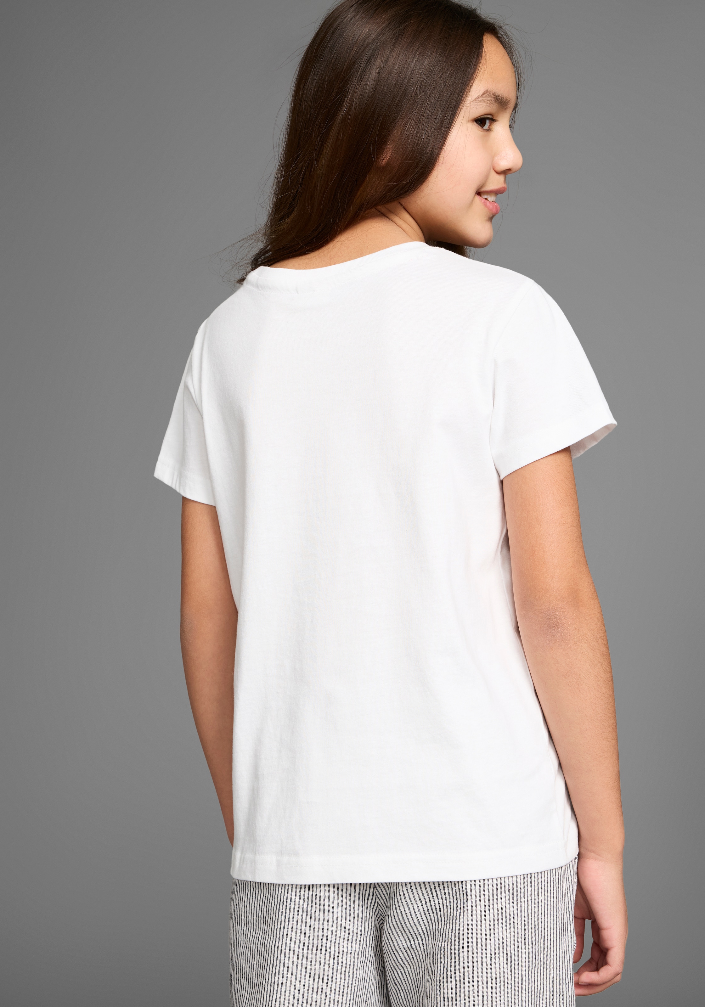 KangaROOS T-Shirt »HAPPINESS COMES«, großer Frontprint