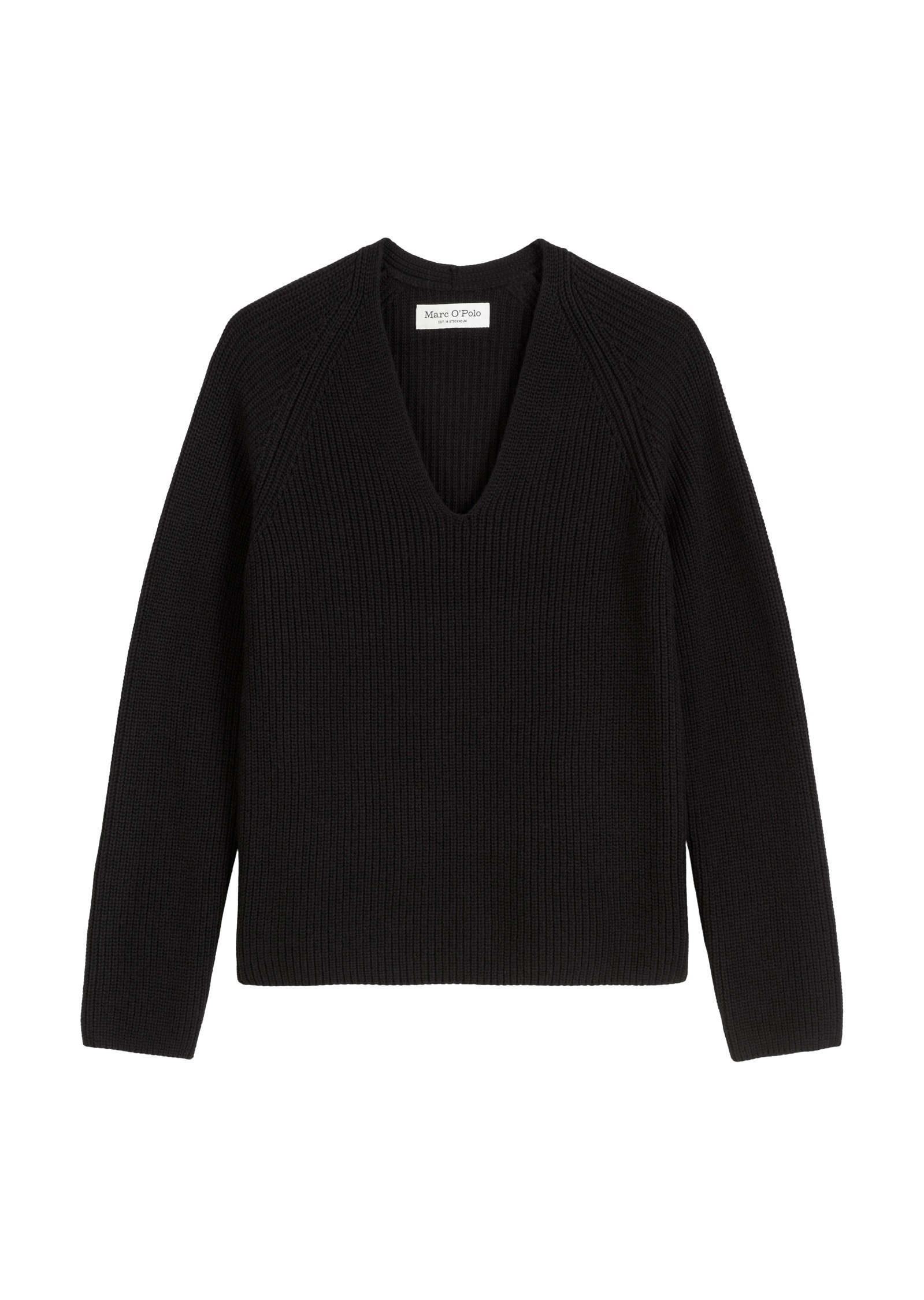 Marc O'Polo V-Ausschnitt-Pullover »aus softem Baumwoll-Garn«