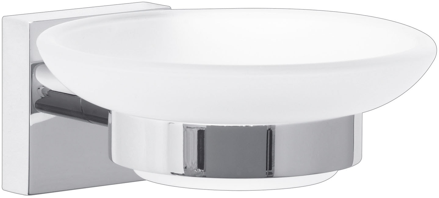 tesa Seifenspender "1x tesa ekkro Seifenschale" chrom-weiß 13,1 cm : 11 cm günstig online kaufen