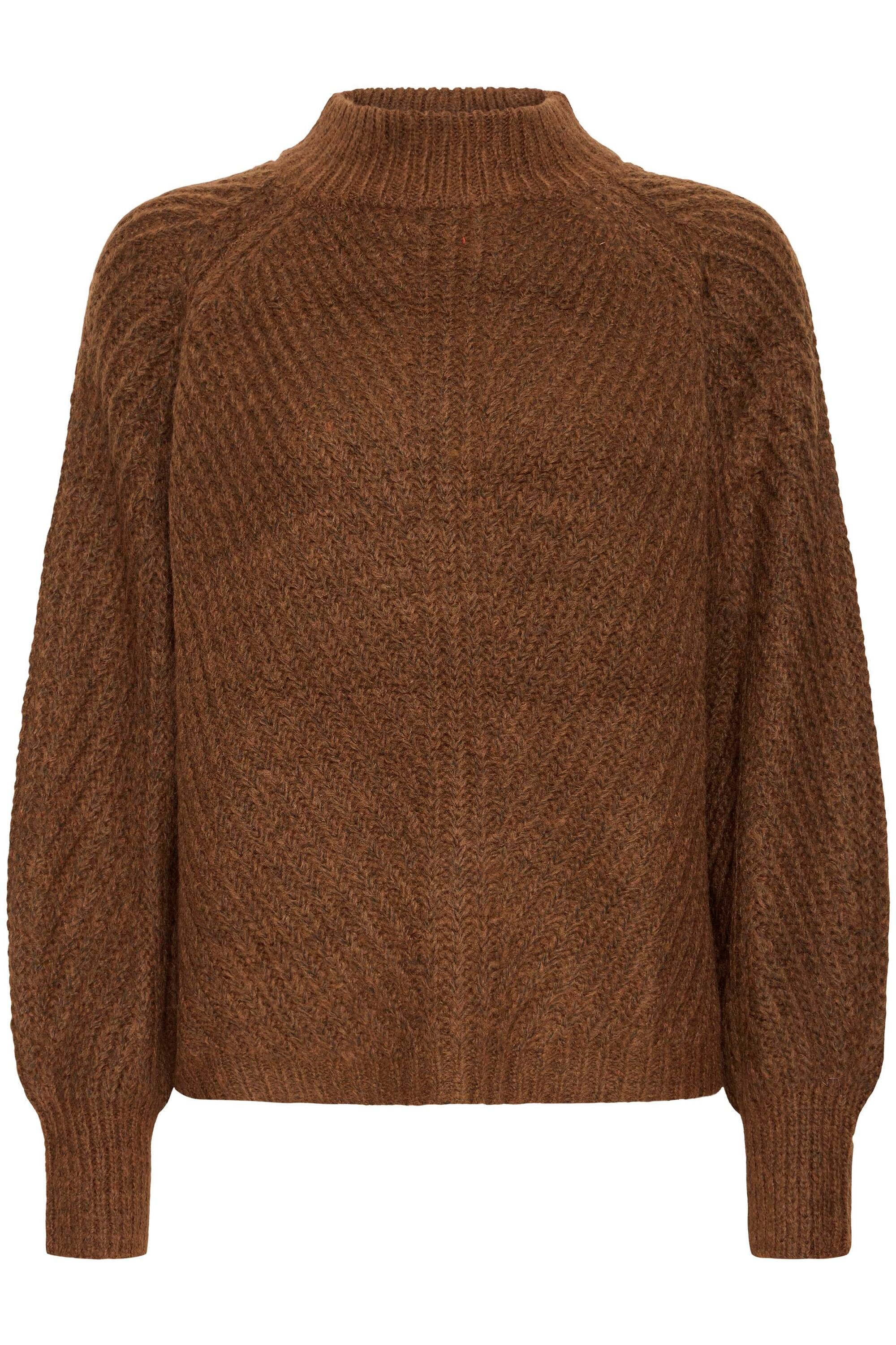b.young Strickpullover "Damen Langarm BYOKSANA"