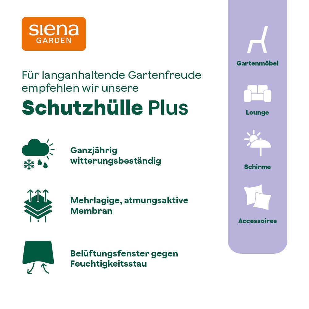 Siena Garden Gartenmöbel-Schutzhülle »Loungesethülle Plus« 270 x 210 x 70 cm