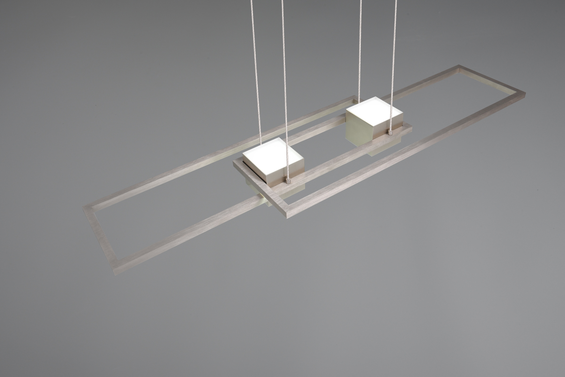 TRIO Leuchten LED Pendelleuchte »ALBANY, LED Hängelampe Wohnzimmer mit Fernbedienung, dimmbar, CCT«, 1 flammig, Leuchtmittel LED-Board | LED fest integriert, Lichtfarbe einstellbar, Memoryfunktion, Nachtlicht, up-and-down Licht