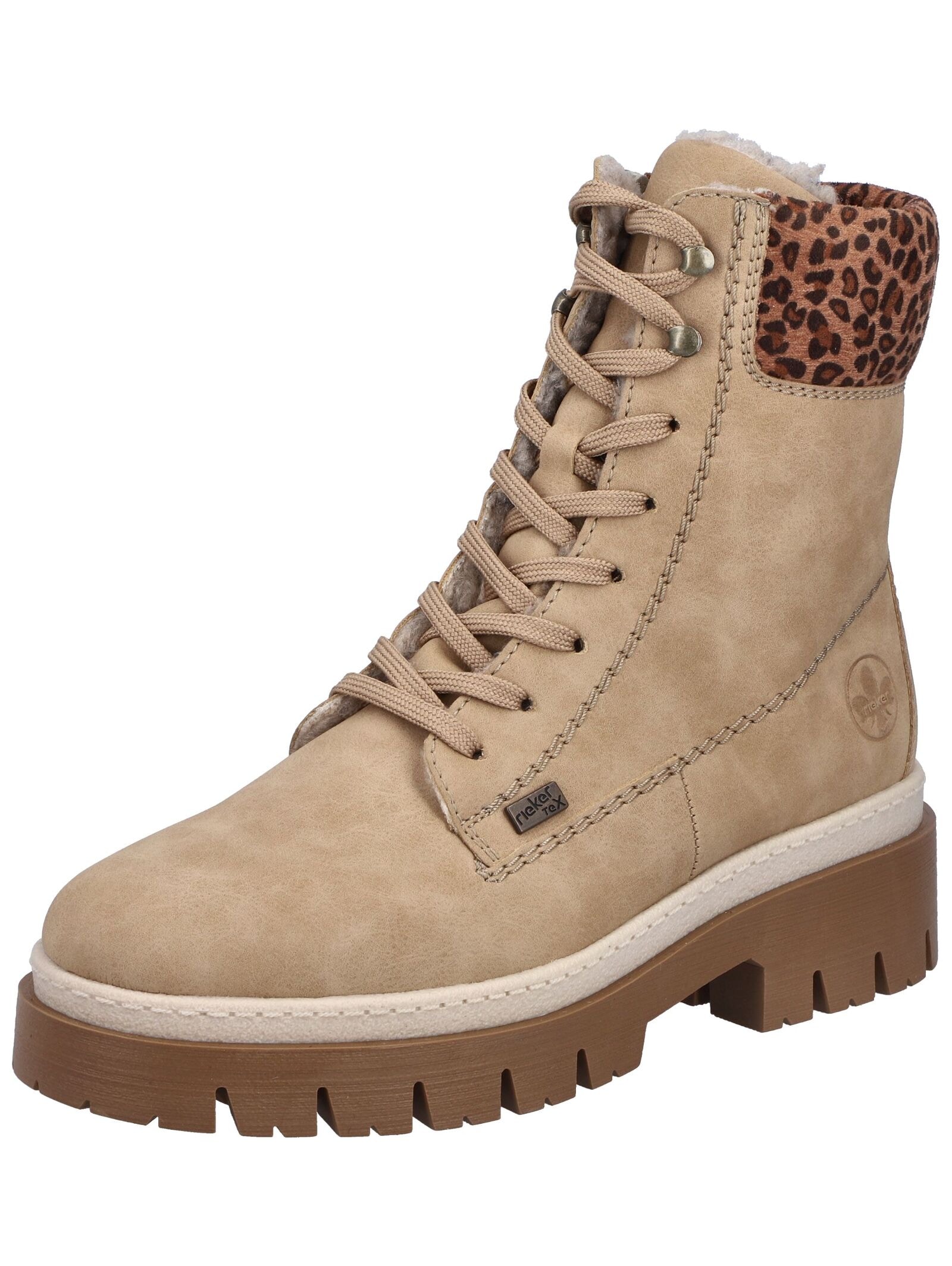 Rieker Schnürstiefelette "Rieker Stiefelette Lederimitat" günstig online kaufen