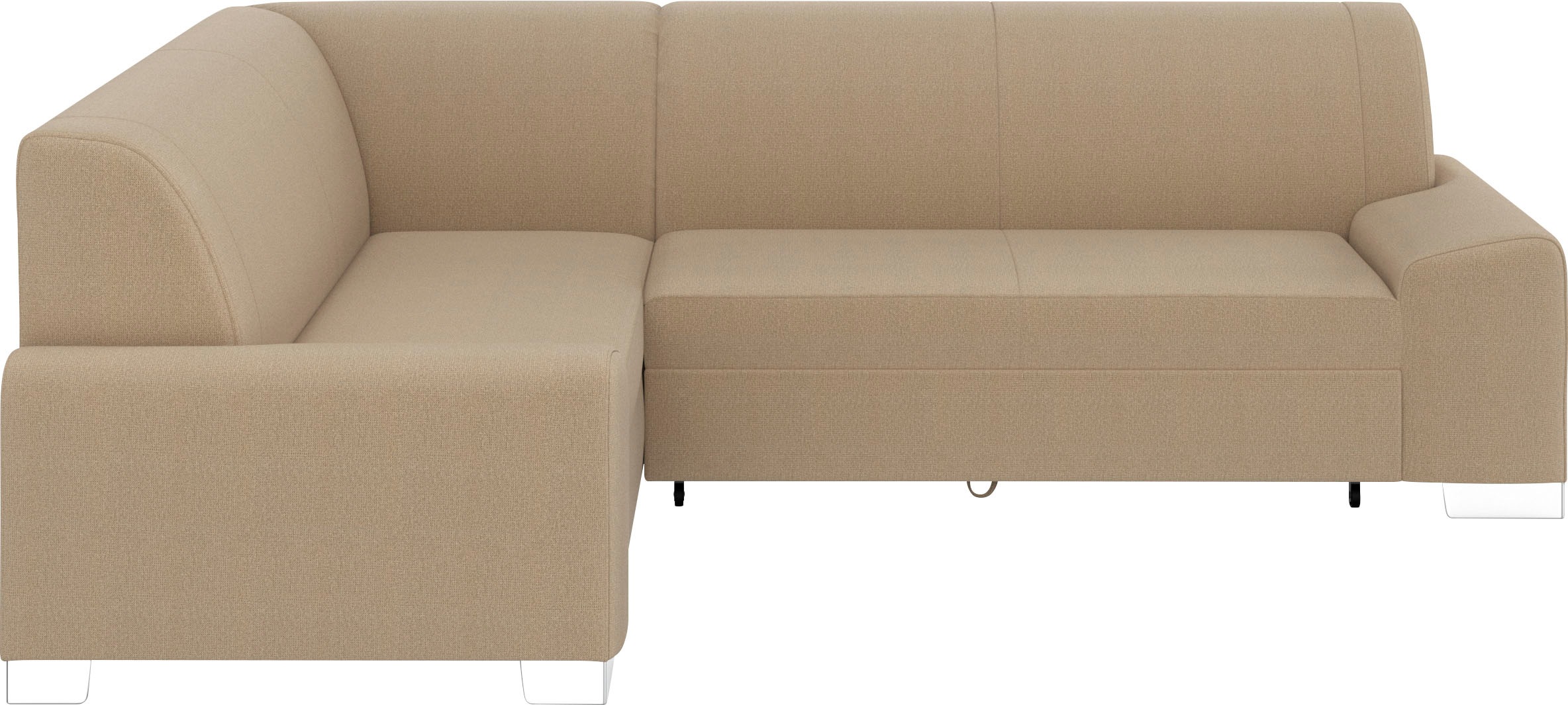 DOMO collection Ecksofa "Anzio in kubischer Formensprache, flache Armlehnen günstig online kaufen