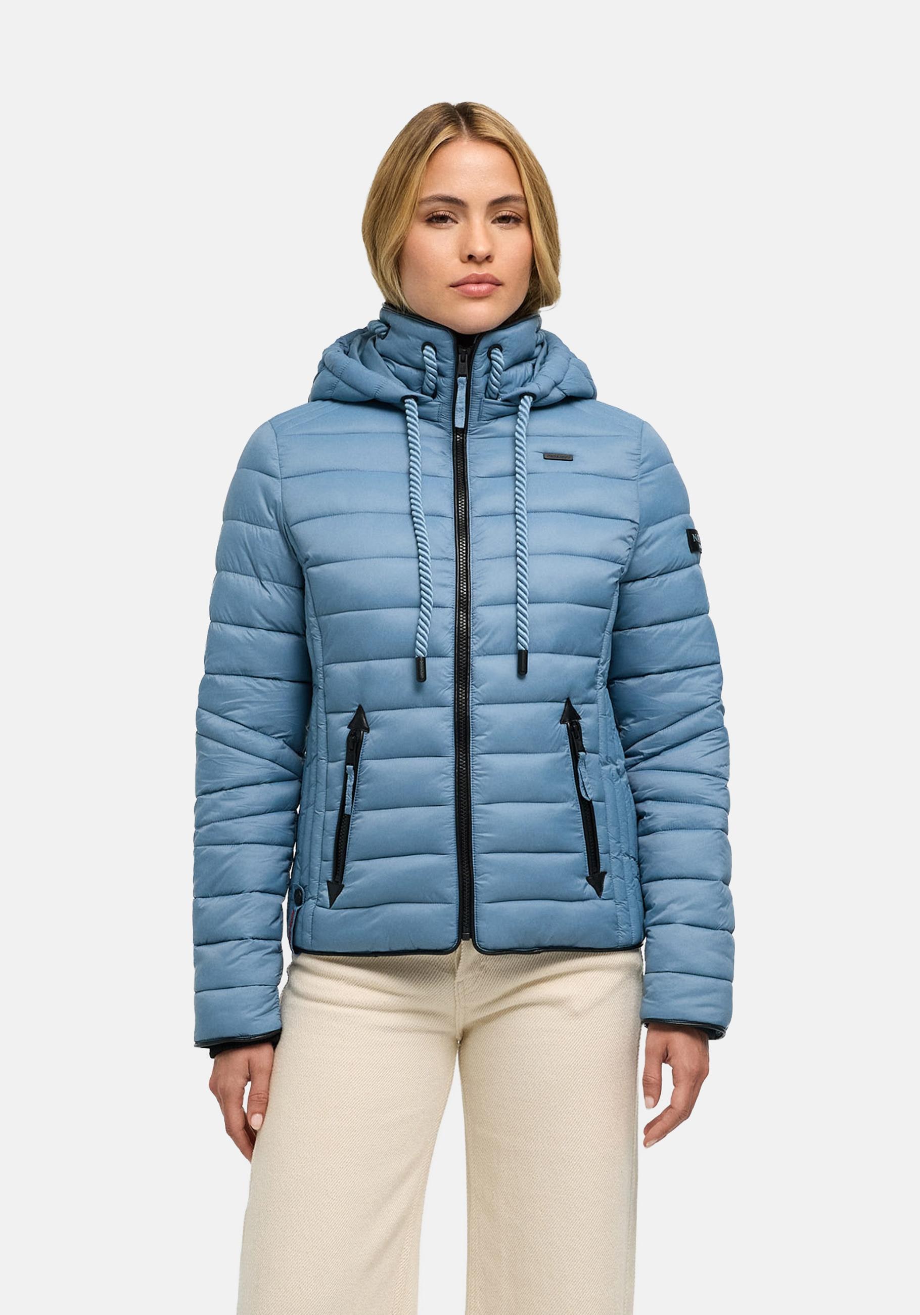 Navahoo Steppjacke "Lulana" mit Kapuze leichte Übergangsjacke mit Kapuze