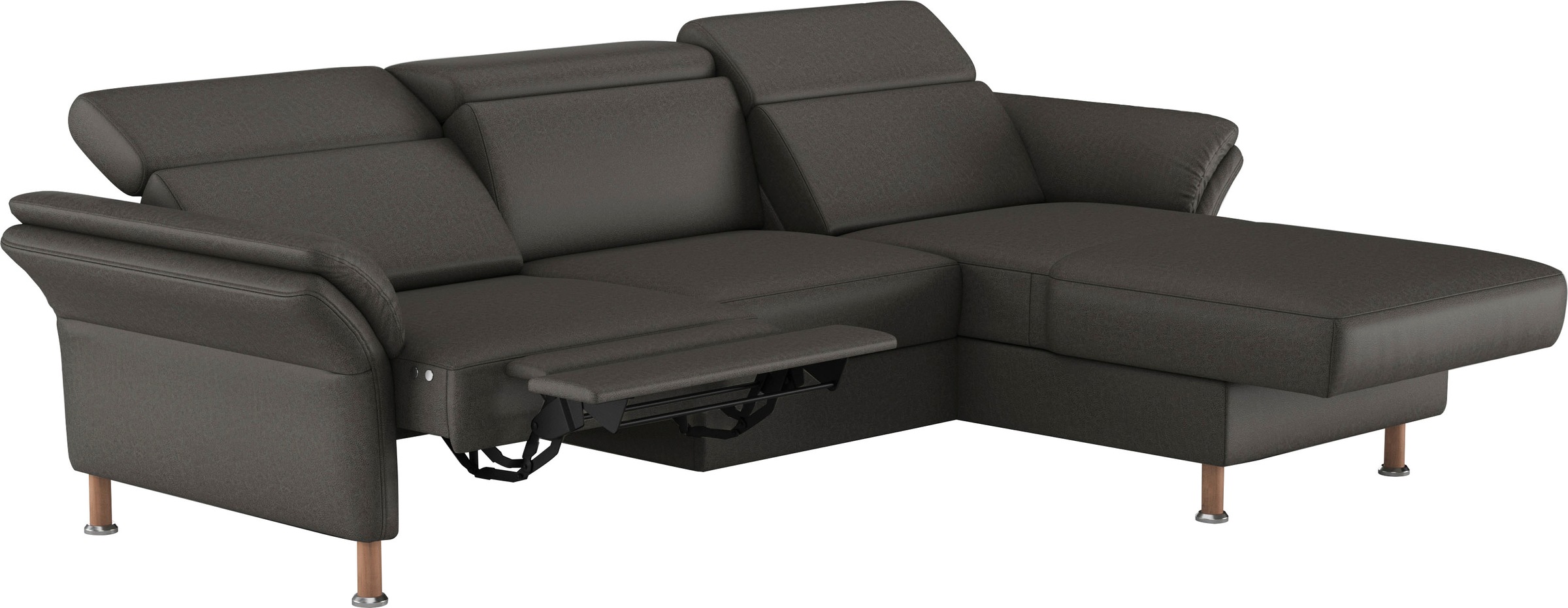 Home affaire Ecksofa »Calypso L-Form«, mit motorischen Funktionen im Sofa und Recamiere