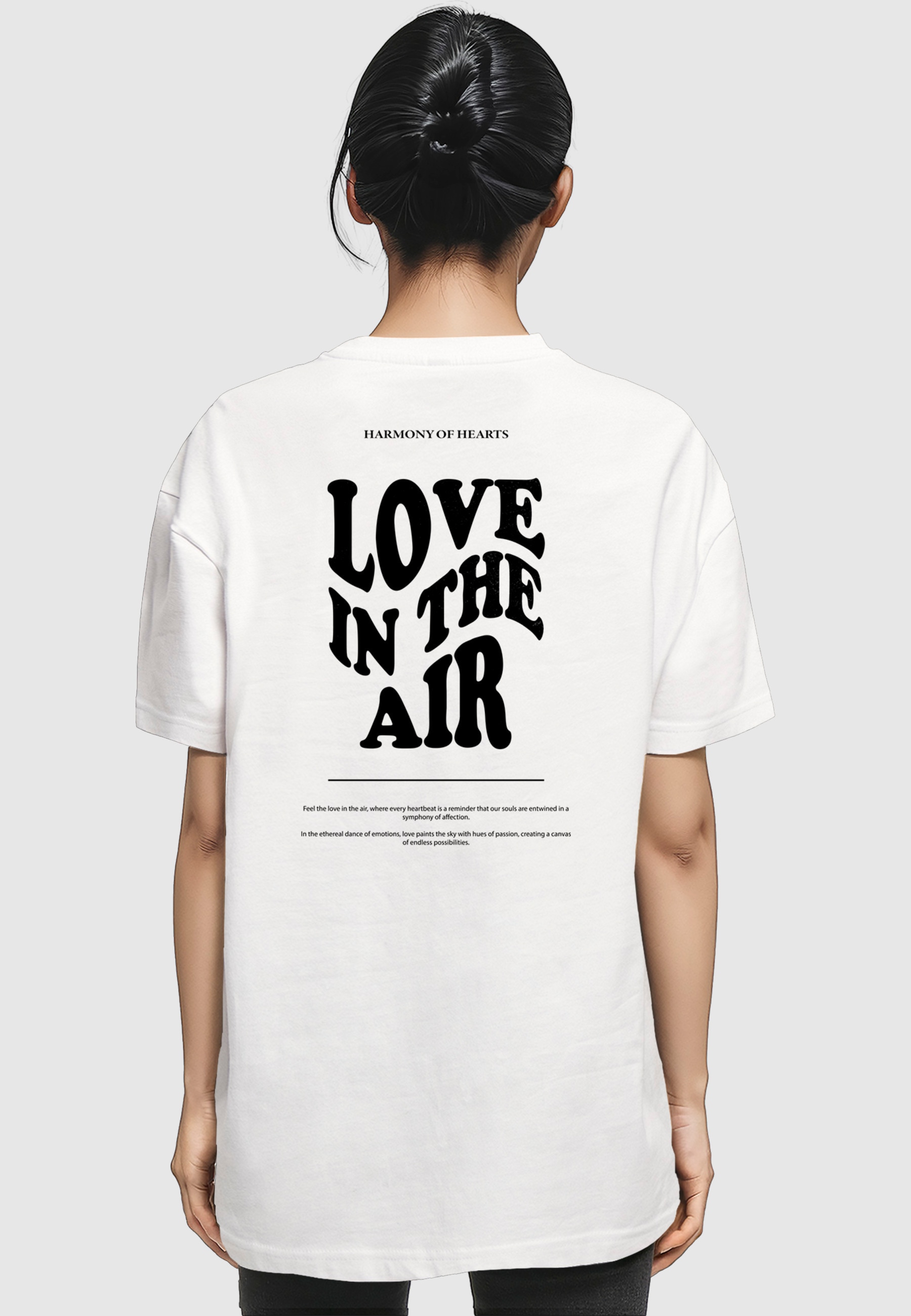 Merchcode T-Shirt »Merchcode Damen Ladies Love In The Air Oversized Boyfriend Tee« 1 Stk.
