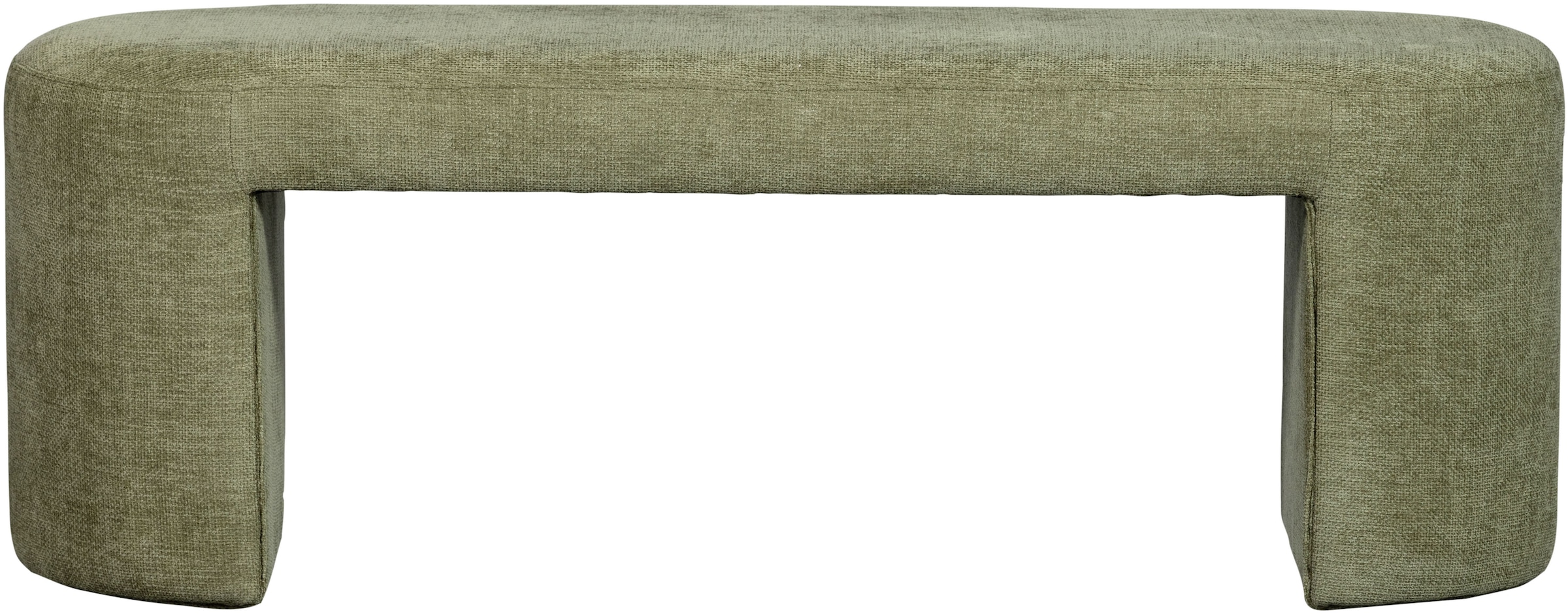 WOOOD Bank »Jacob«, gepolstert und ohne Rückenlehne, Breite 130 cm