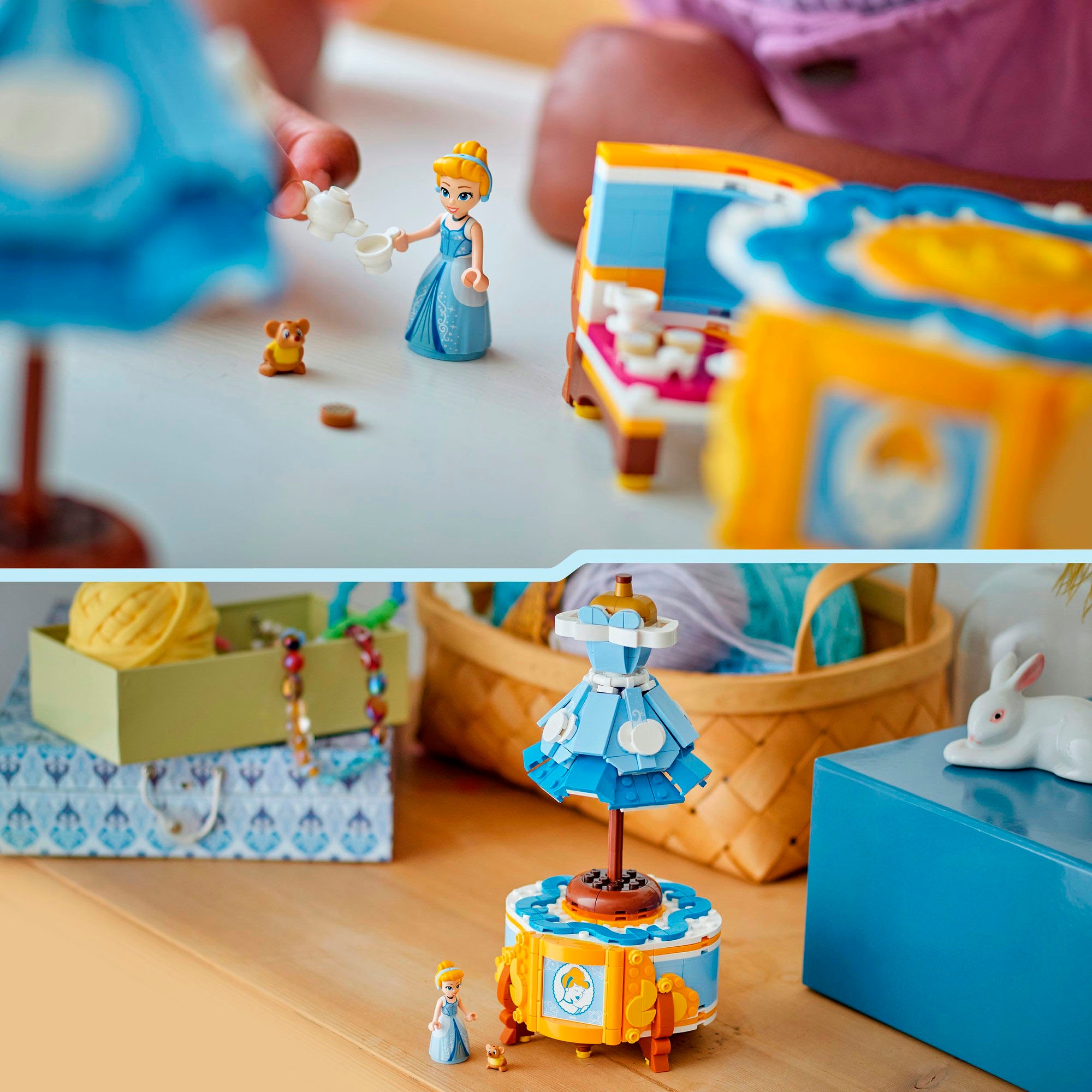 LEGO® Konstruktionsspielsteine »Cinderellas Kleid (43266), LEGO® Disney Princess«, (474 St.), Made in Europe