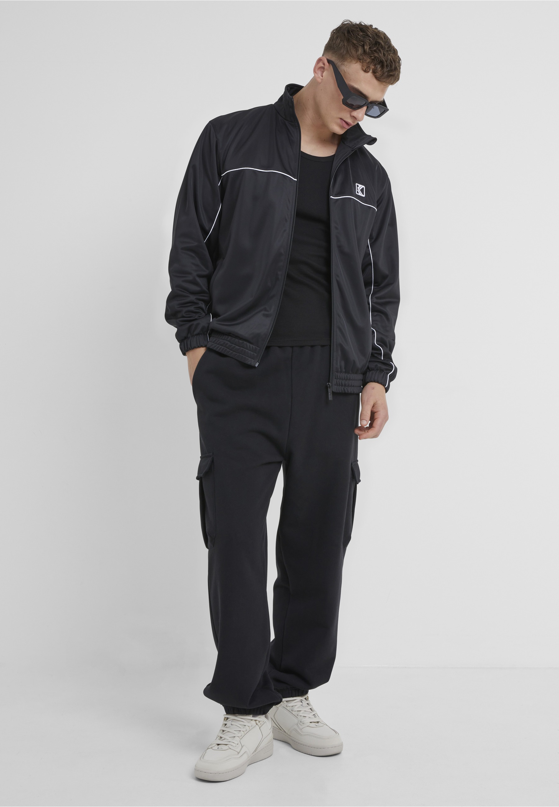 Karl Kani Collegejacke »Karl Kani Karl Kani Og Trackjacket« 1 Stk. tlg. ohne Kapuze