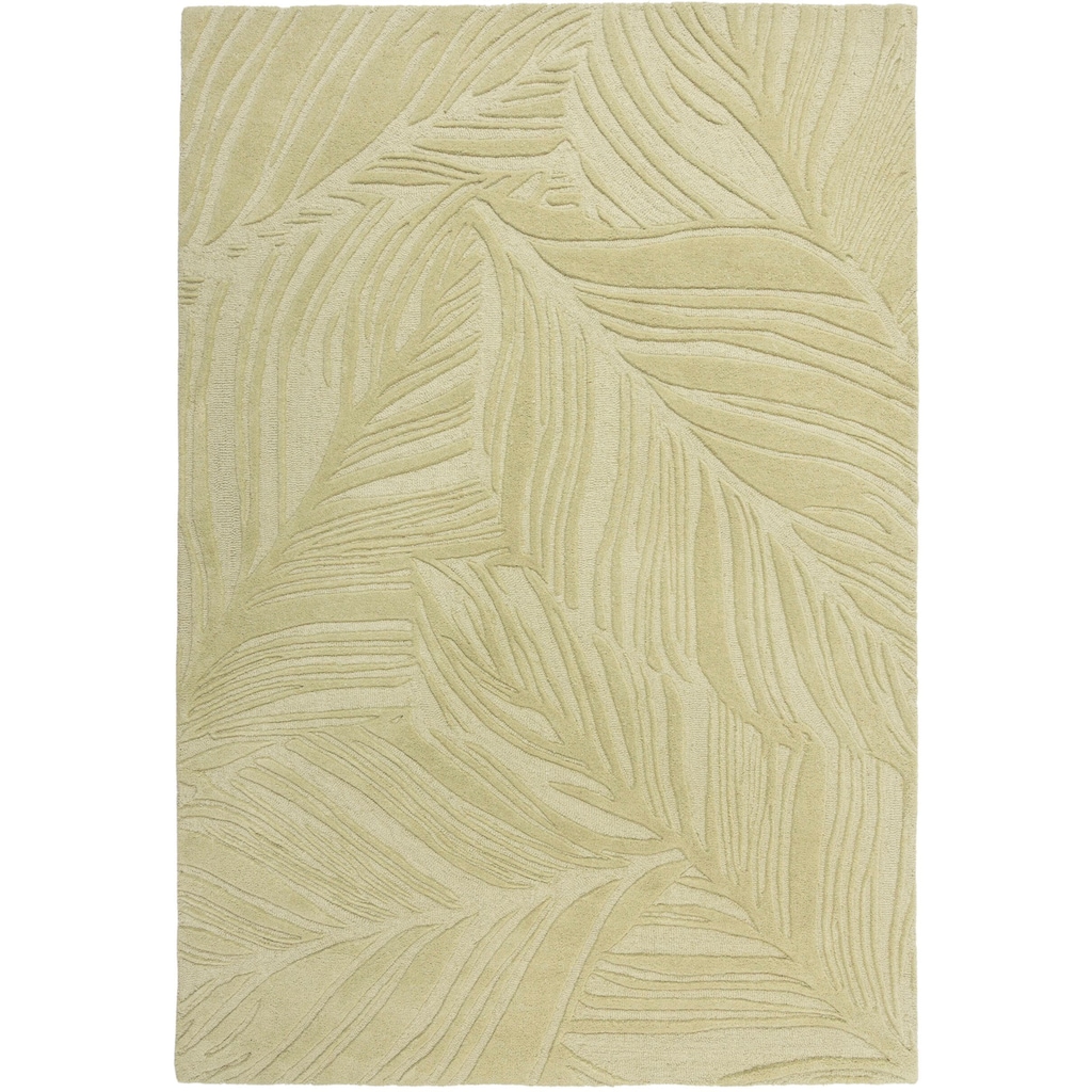 FLAIR RUGS Wollteppich »LINO LEAF«, rechteckig