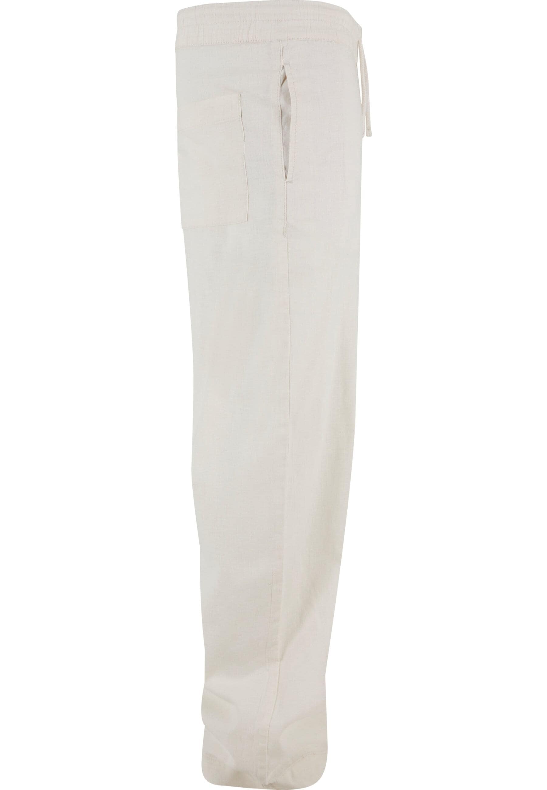 URBAN CLASSICS Stoffhose »Urban Classics Herren Loose Cotton Linen Pants«, (1 tlg.)